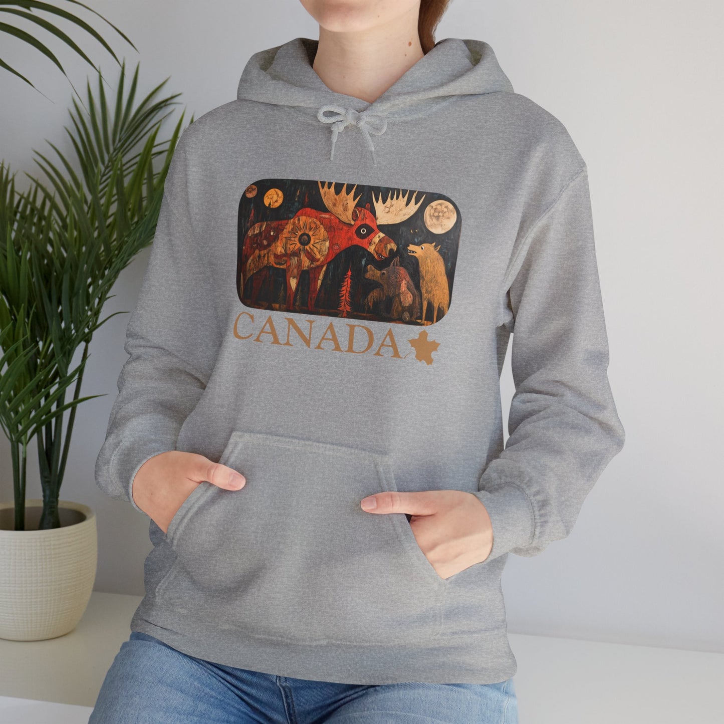 Brut Style Wilderness Design - Canadian Hoodie