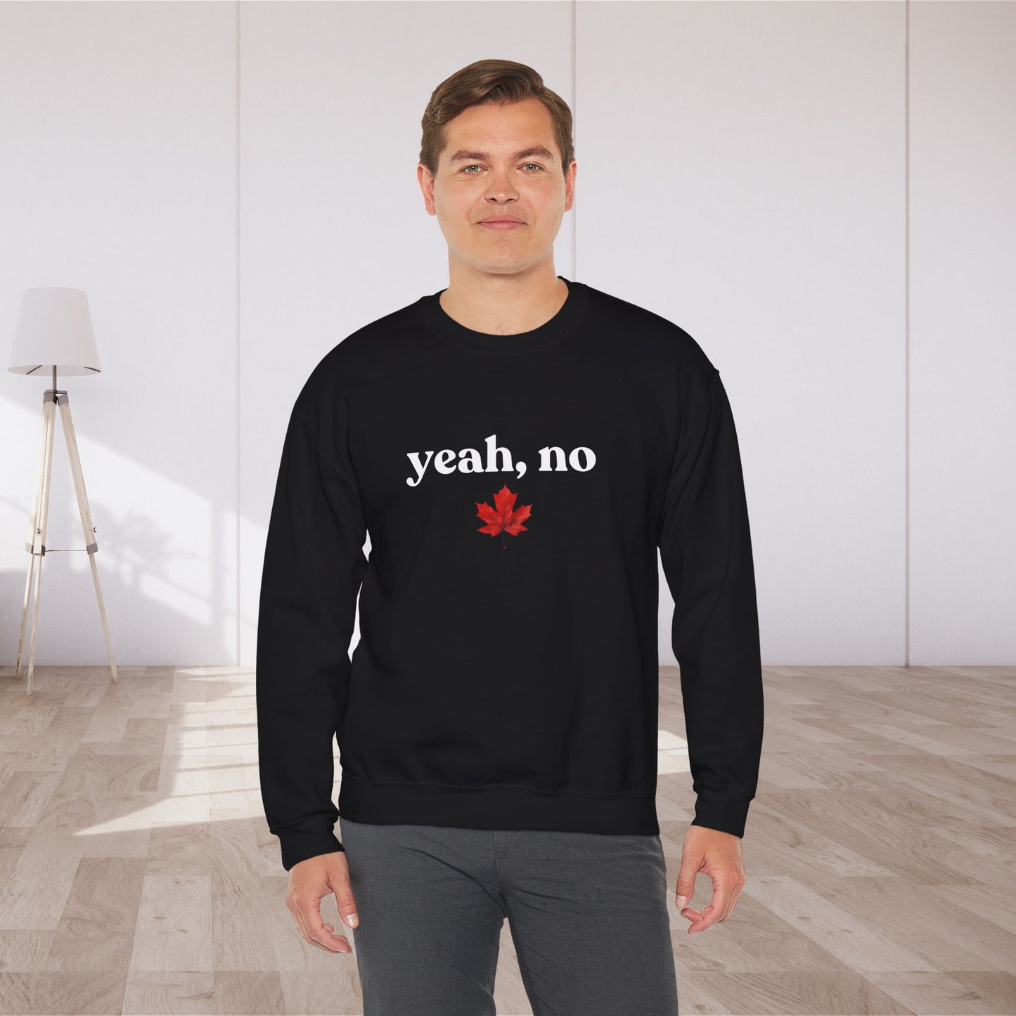 Yeah, No Crewneck Sweatshirt - Canadian Eh