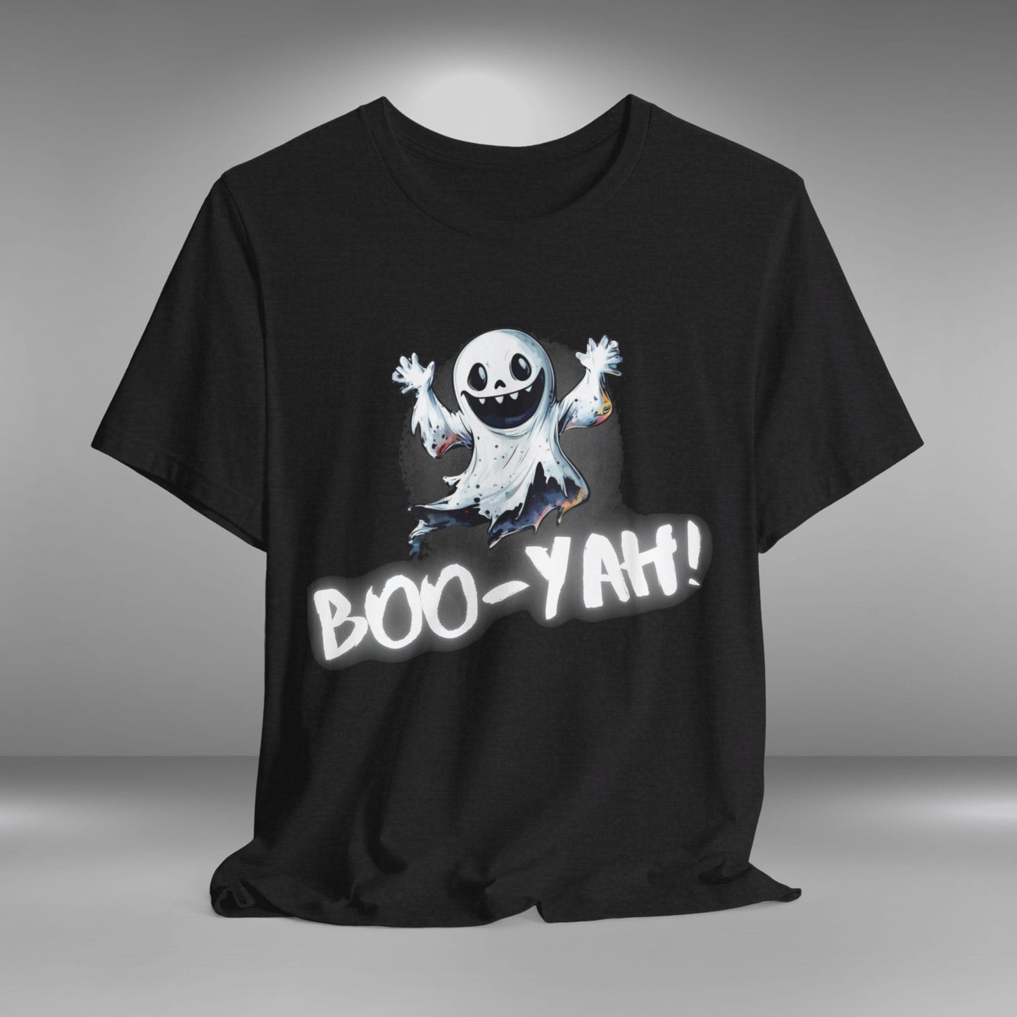 Boo-Yah Ghost Greeting Halloween T-Shirt