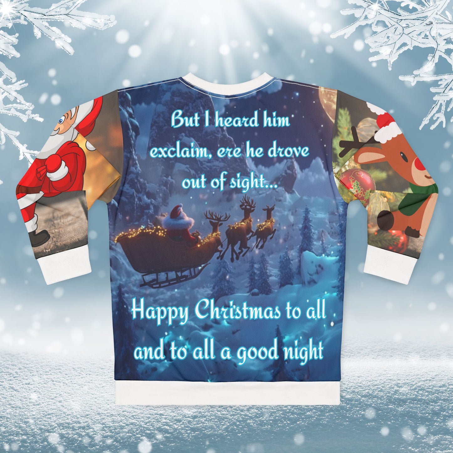 Twas the Night Before Christmas - All Over Print - Ugly Christmas Sweater