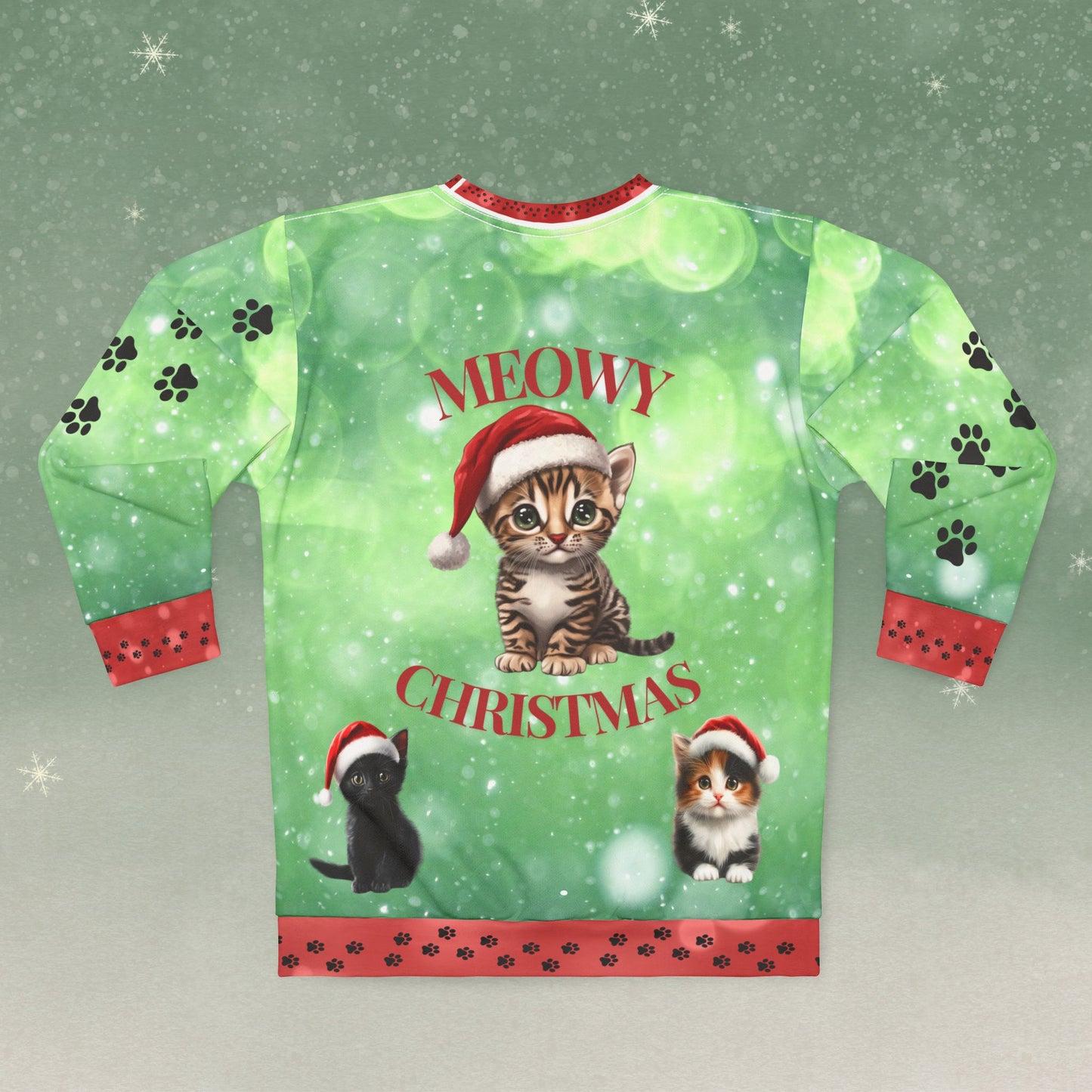 Meowy Christmas - All Over Print - Ugly Christmas Sweater