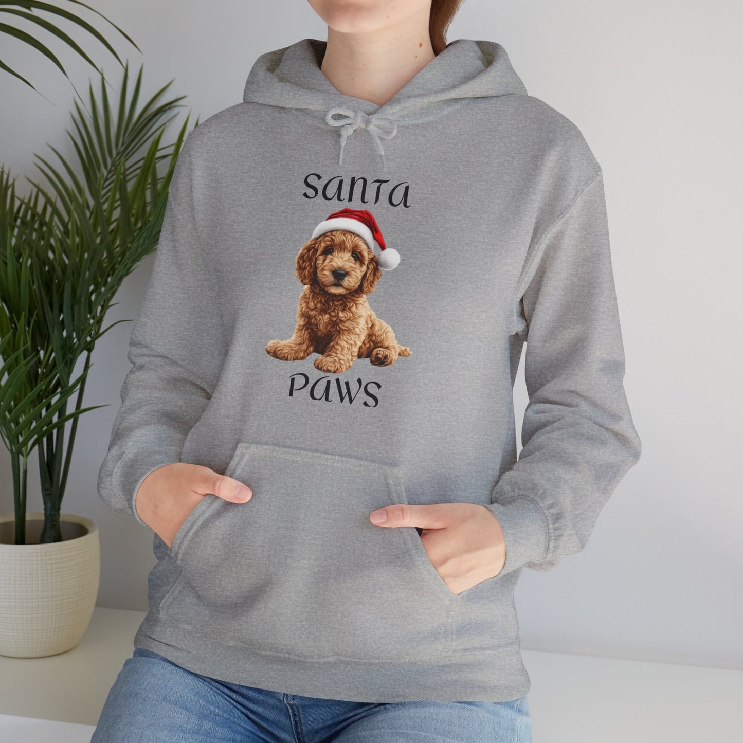 Santa Paws - Golden Doodle - Christmas Hoodie