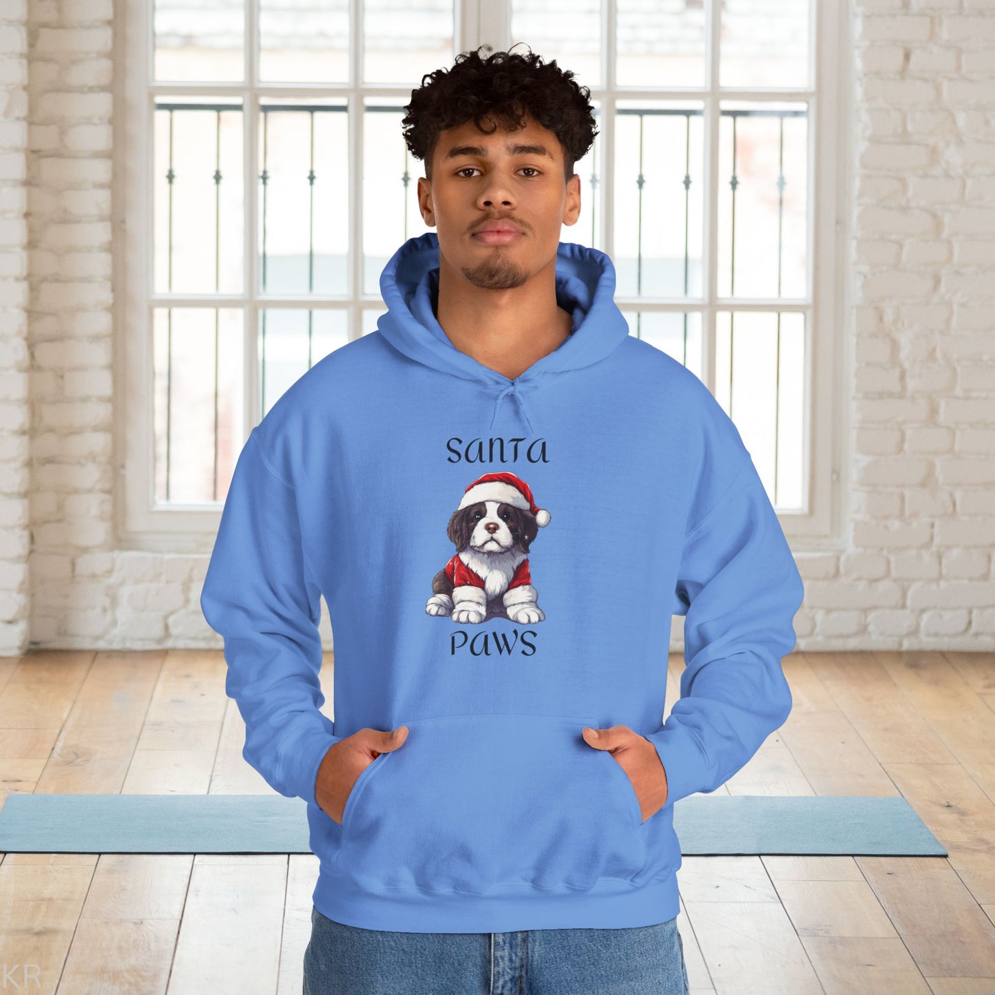 Santa Paws - St. Bernard - Christmas Hoodie