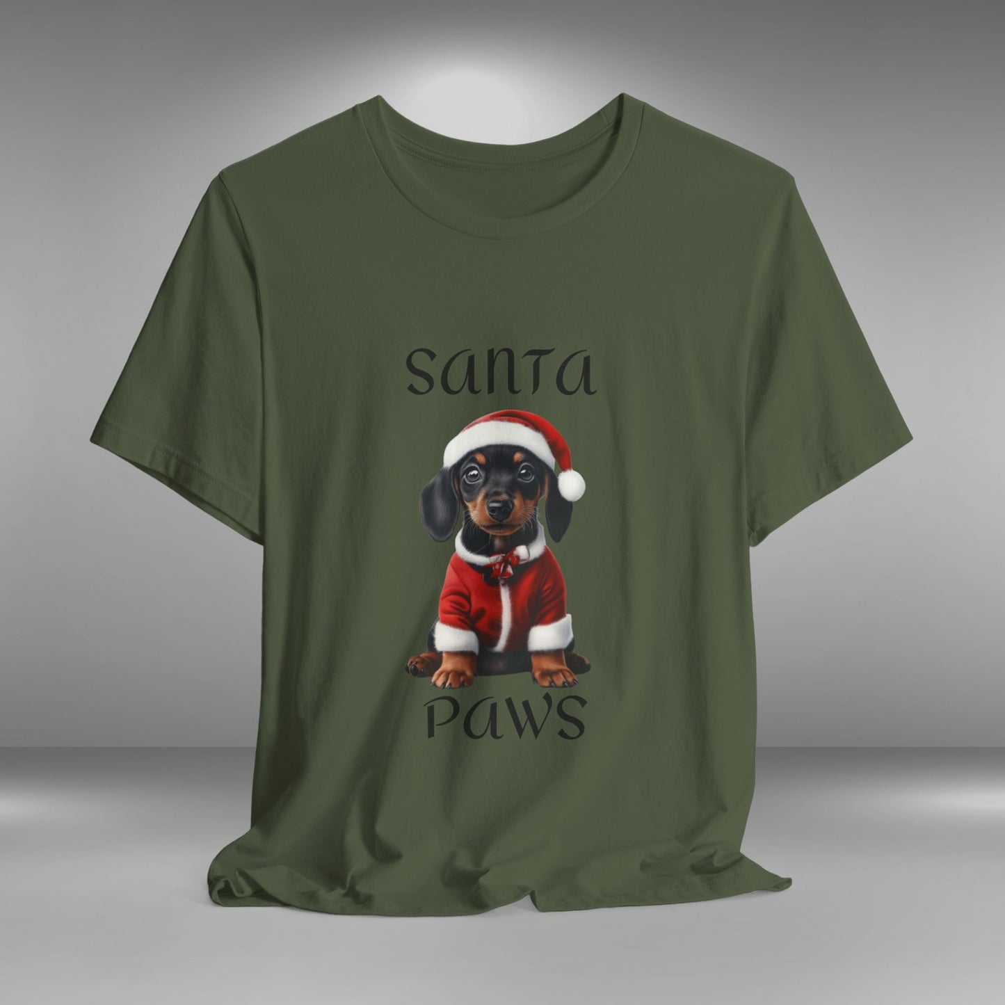 Santa Paws - Daschund - Christmas T-shirt