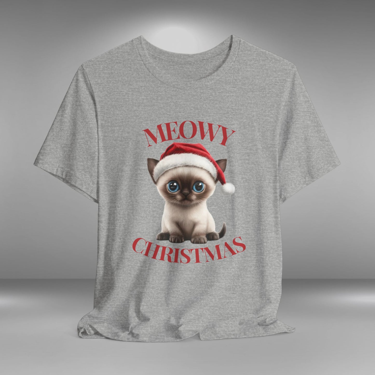 Meowy Christmas - Siamese - Christmas T-shirt