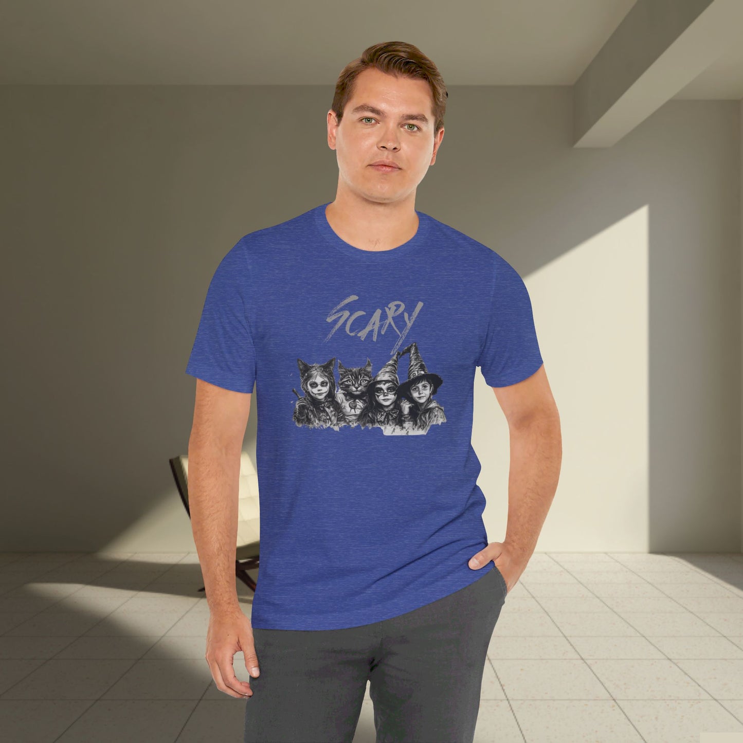 Vintage Trick or Treaters - Cat Lovers Halloween T-Shirt