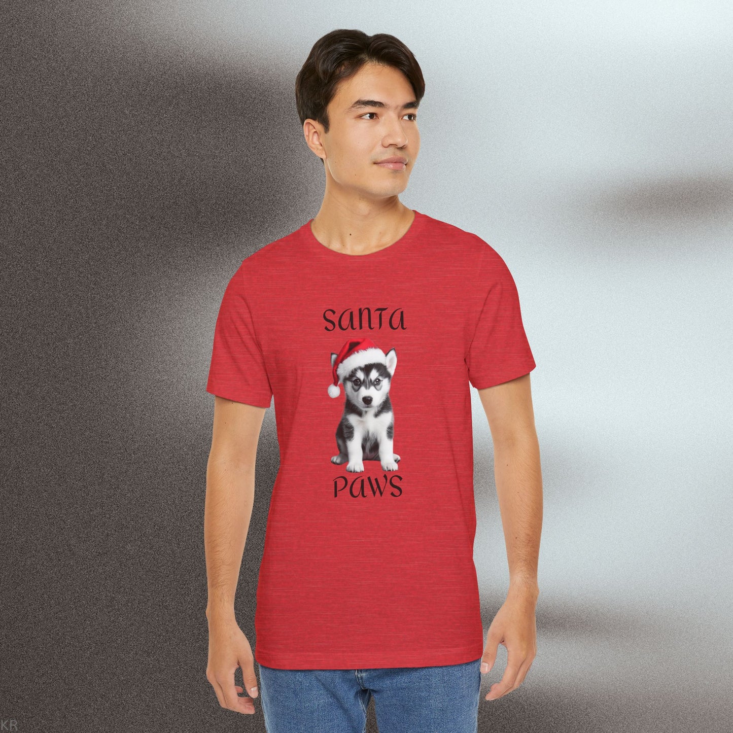 Santa Paws - Husky - Christmas T-shirt