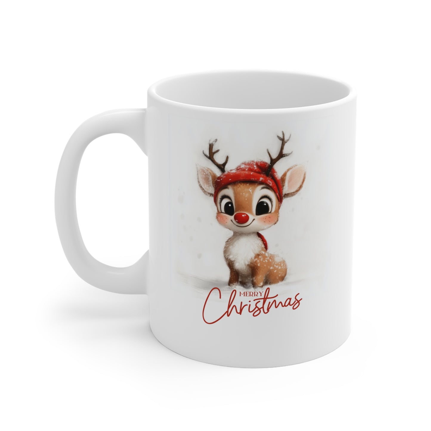 Christmas Baby Rudolph Ceramic Mug