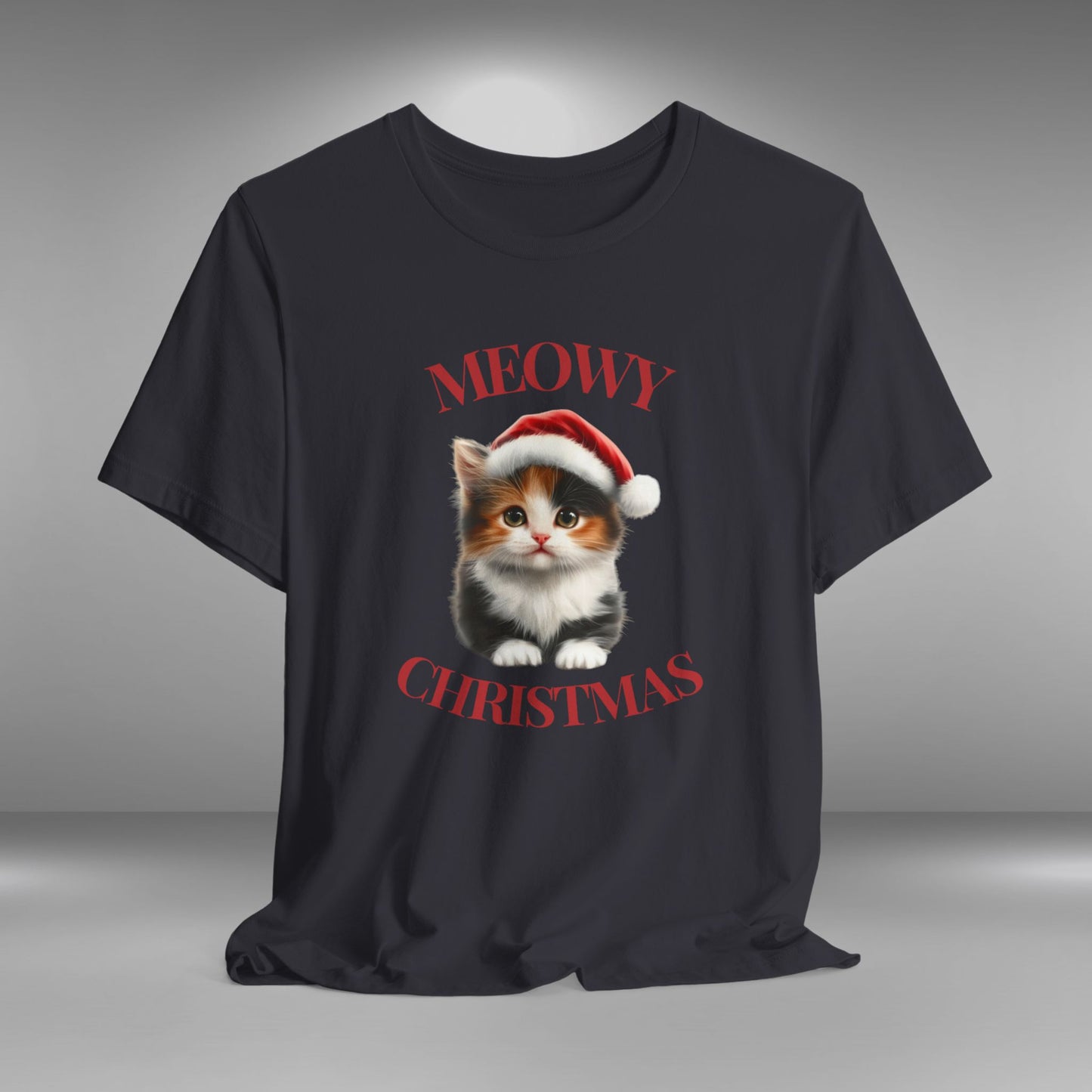 Meowy Christmas - Calico - Christmas T-shirt