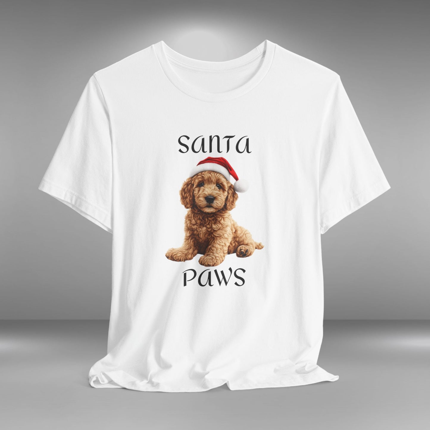 Santa Paws - Golden Doodle - Christmas T-shirt