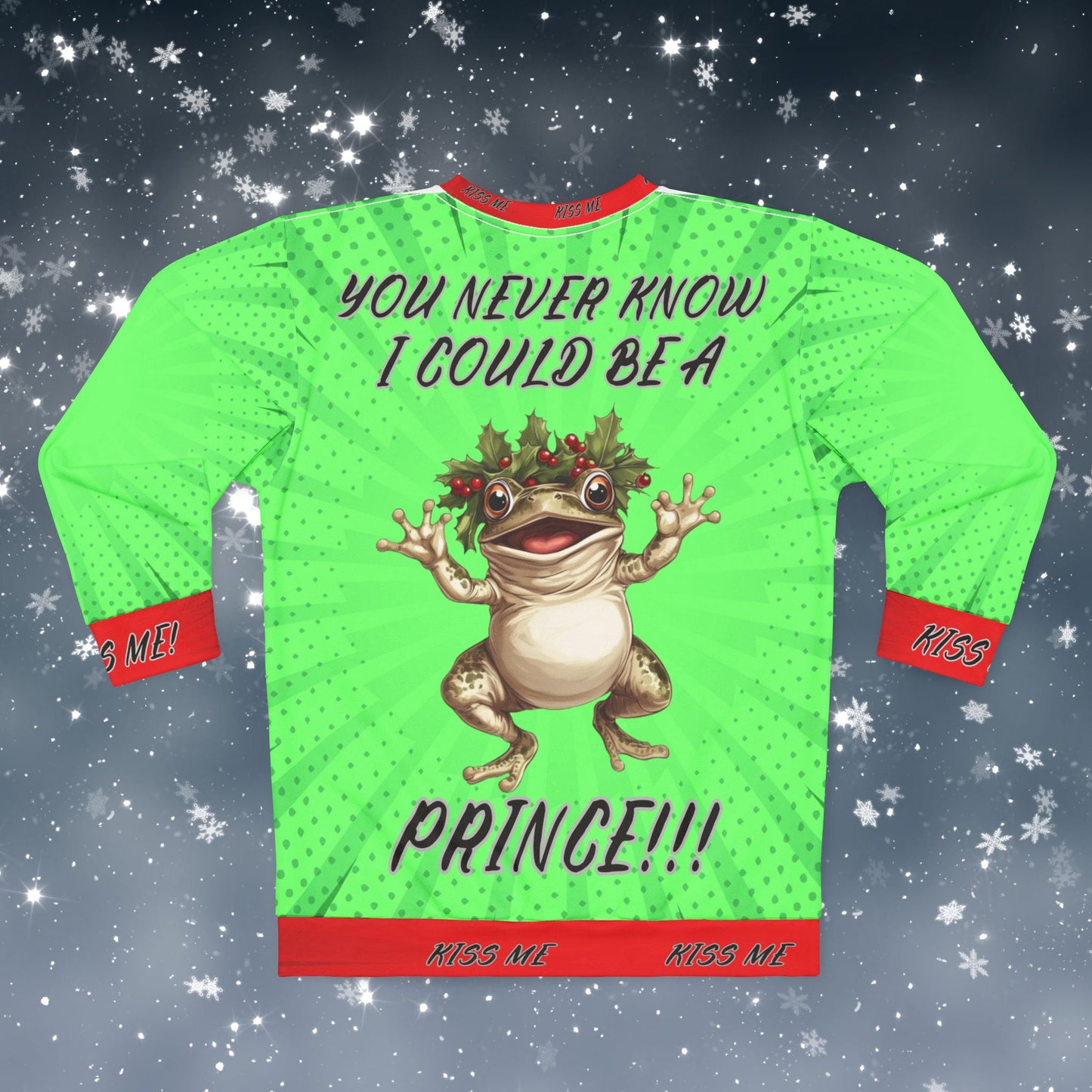 Mistletoad - All Over Print - Ugly Christmas Sweater