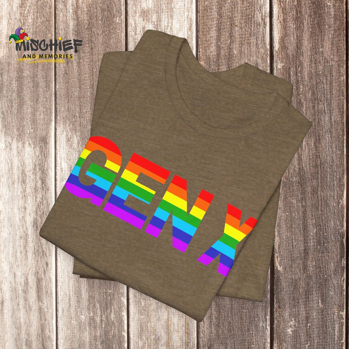 Gen X - Rainbow Design T-shirt