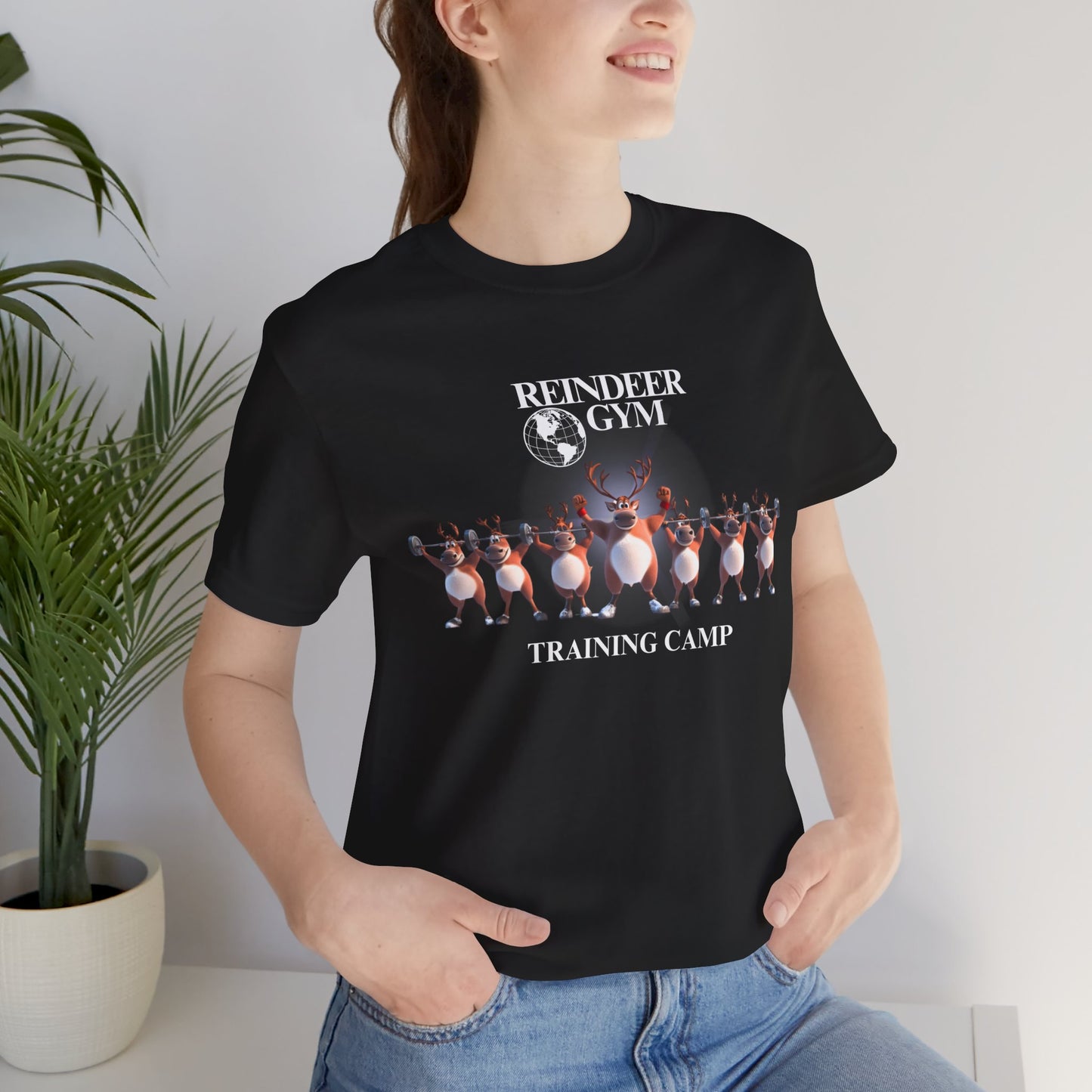 Reindeer Gym Training Camp - Christmas T-Shirt