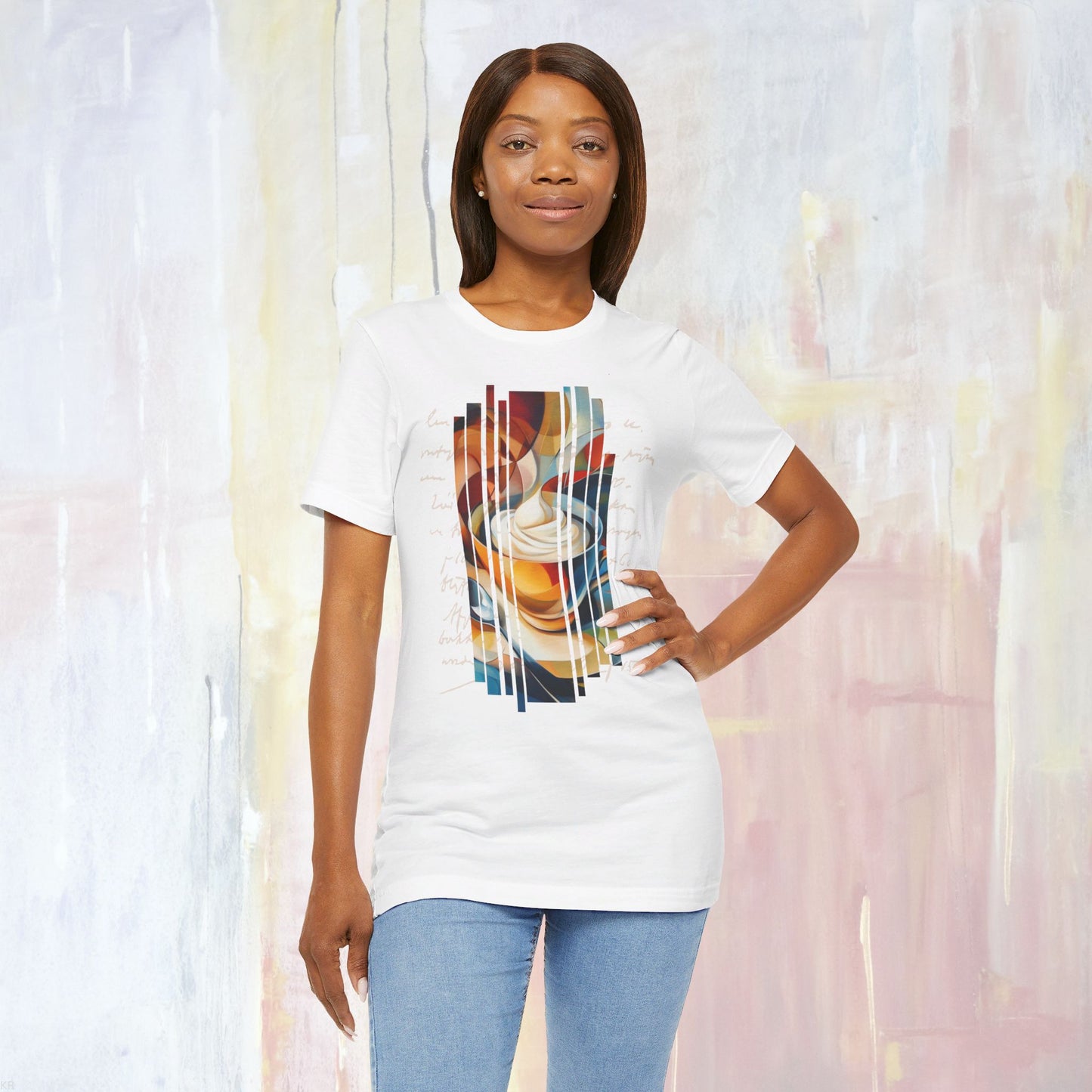 Abstract Fancy Coffee T-shirt