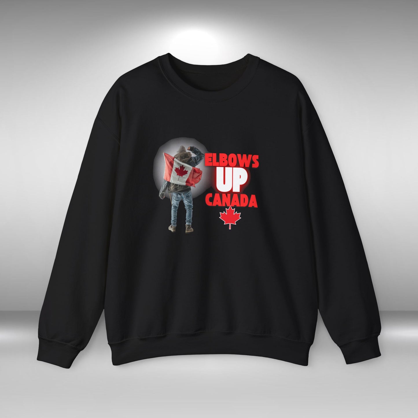 Elbows Up Canada Crewneck Sweatshirt