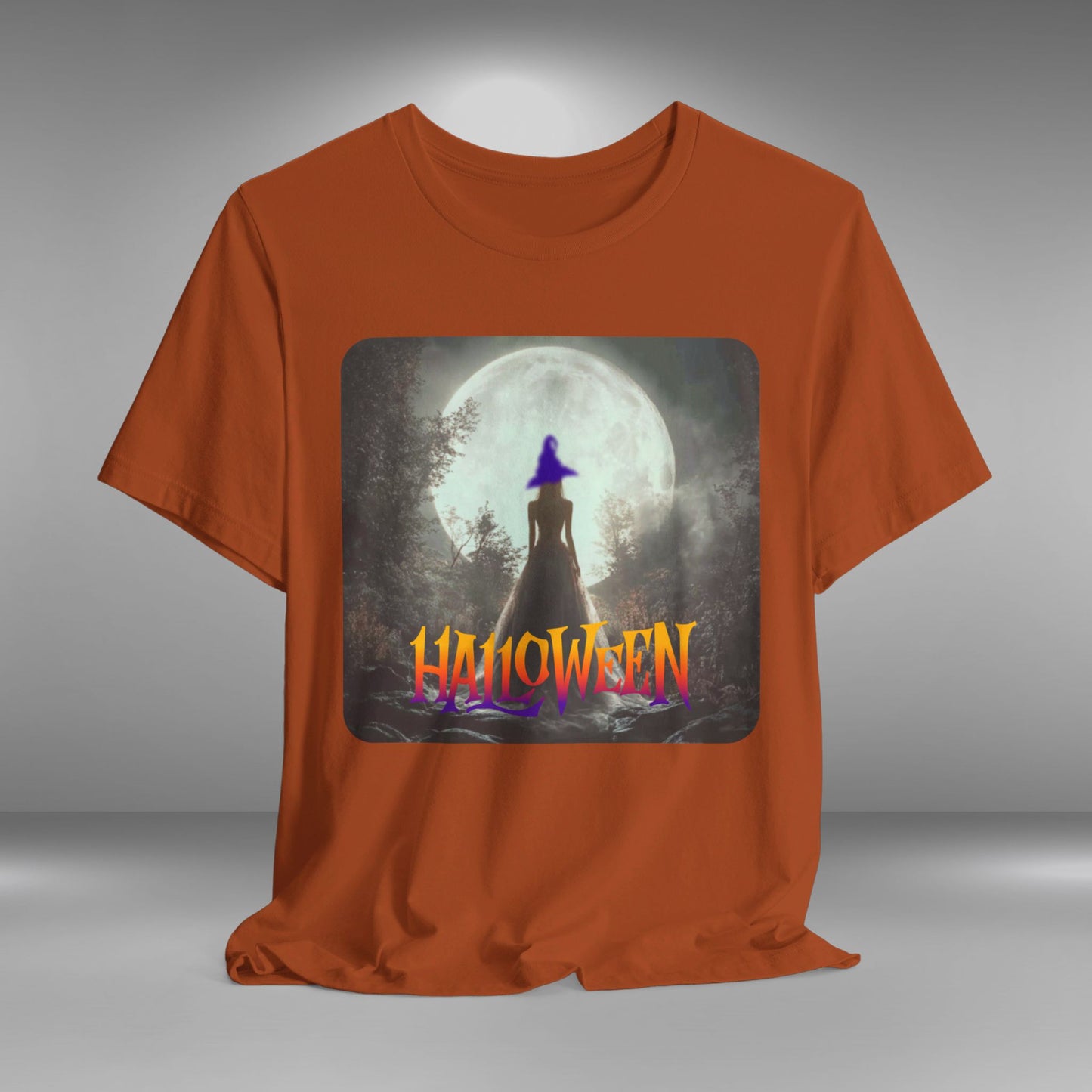 Halloween Witch & Moon T-shirt