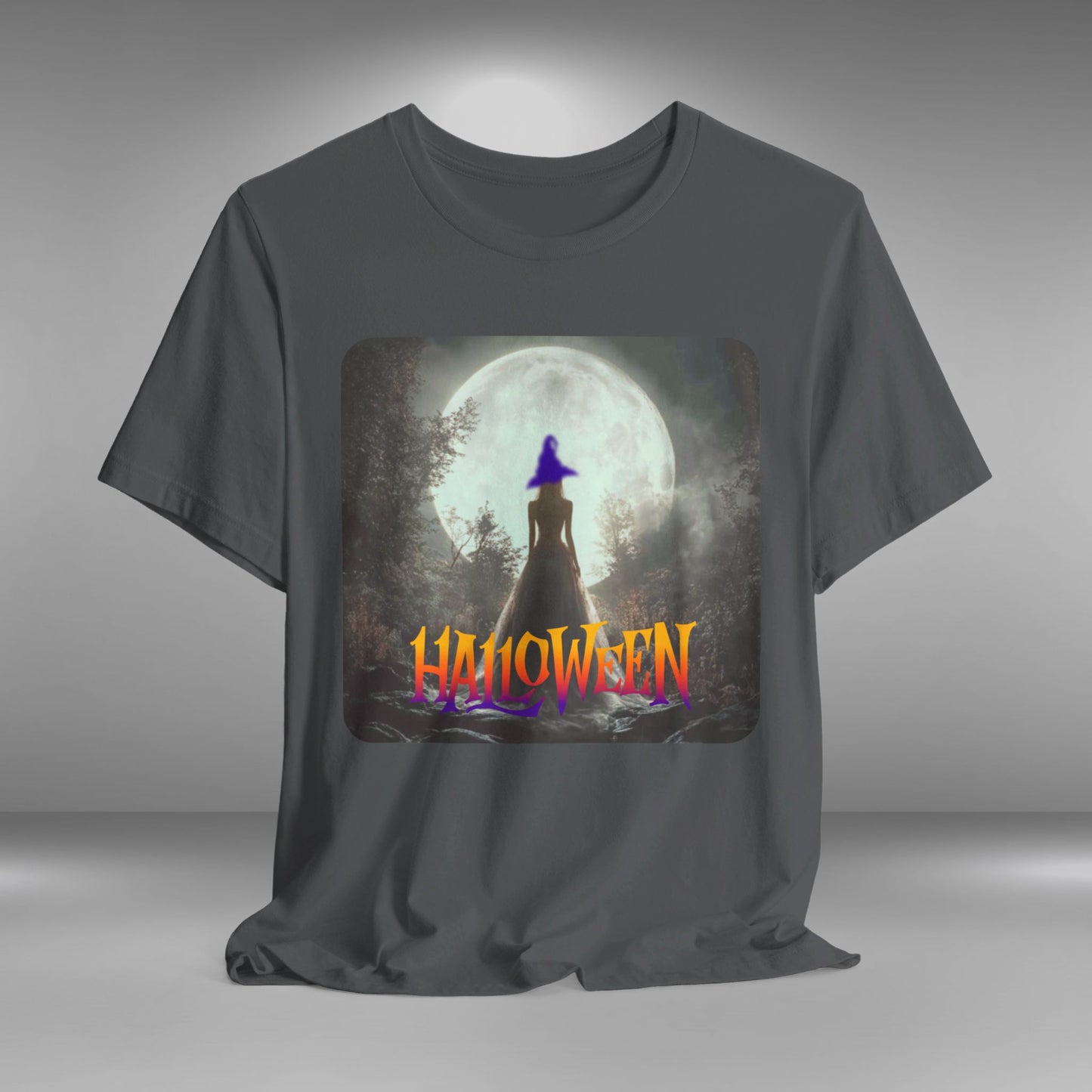 Halloween Witch & Moon T-shirt