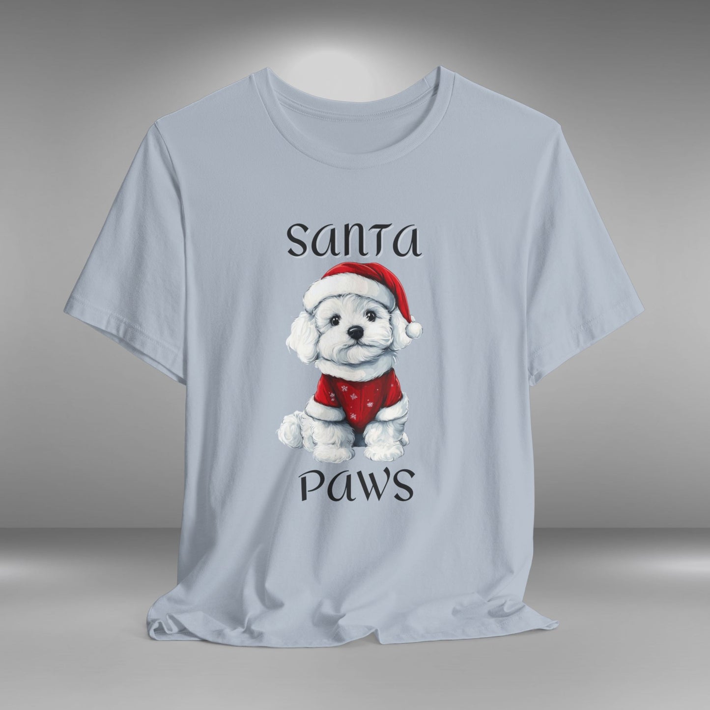 Santa Paws - Poodle - Christmas T-shirt