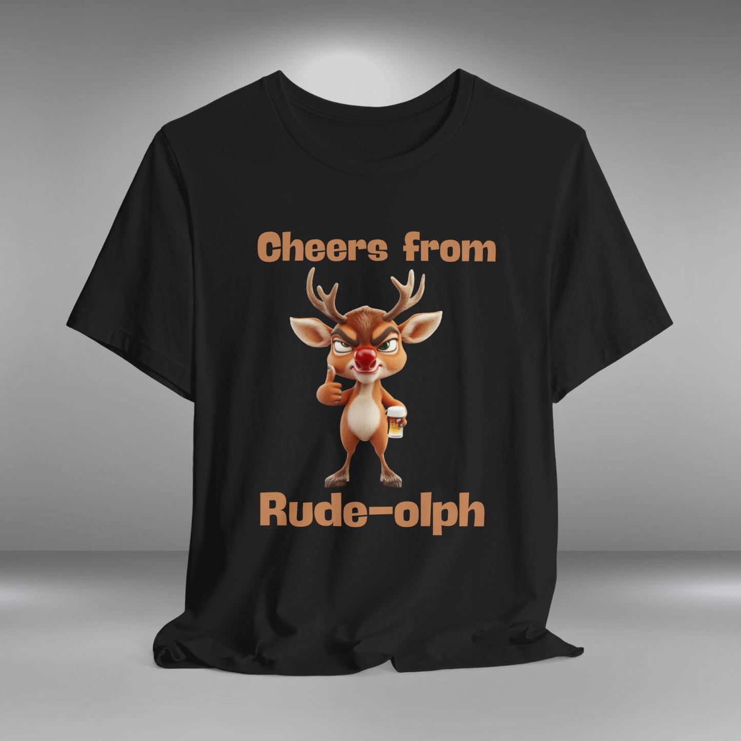 Rude-olph - Christmas T-shirt