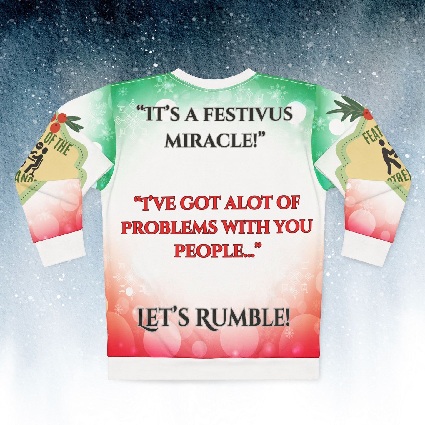 It's a Festivus Miracle! - All Over Print - Ugly Christmas Sweater