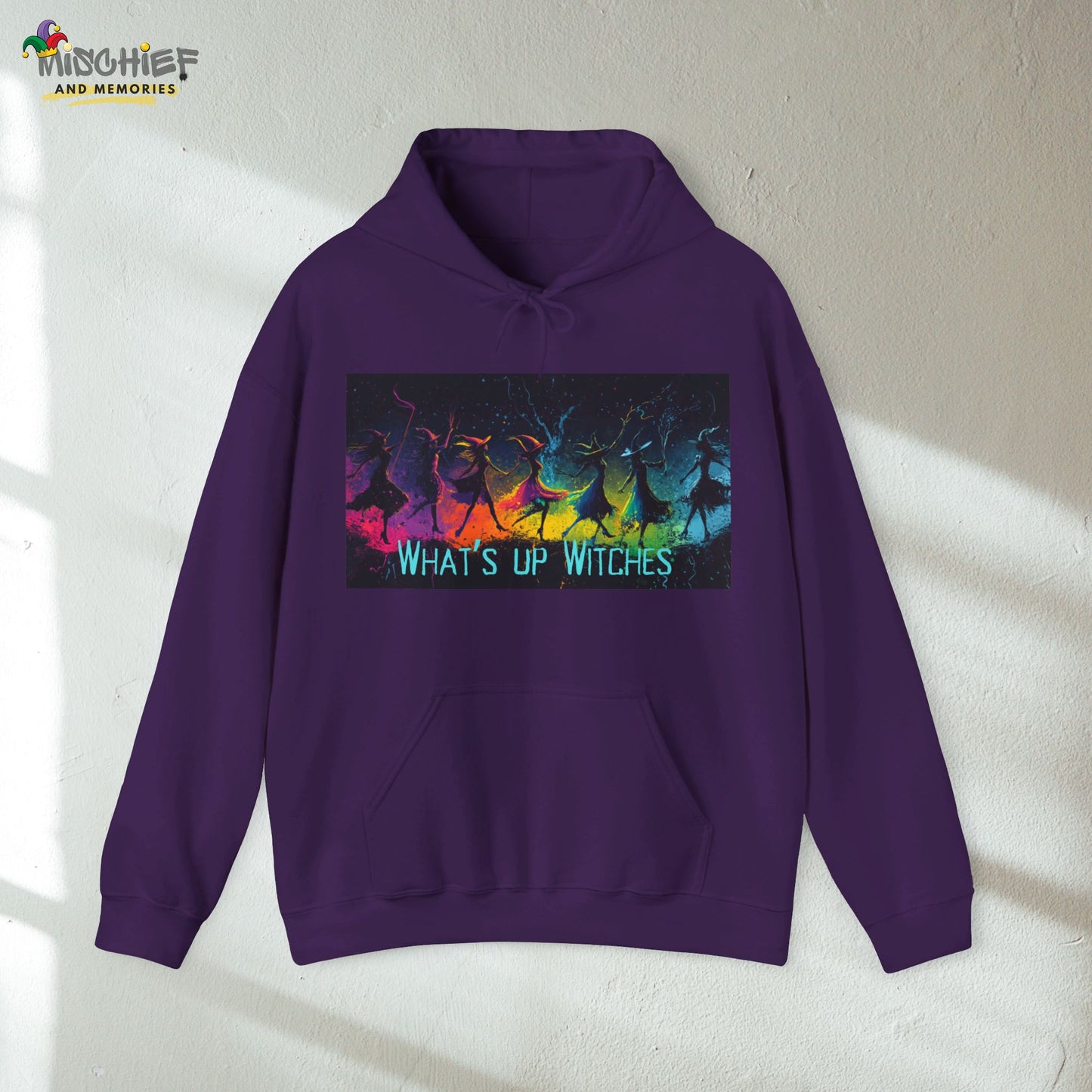 What's up Witches? Cozy hoodie for Halloween!