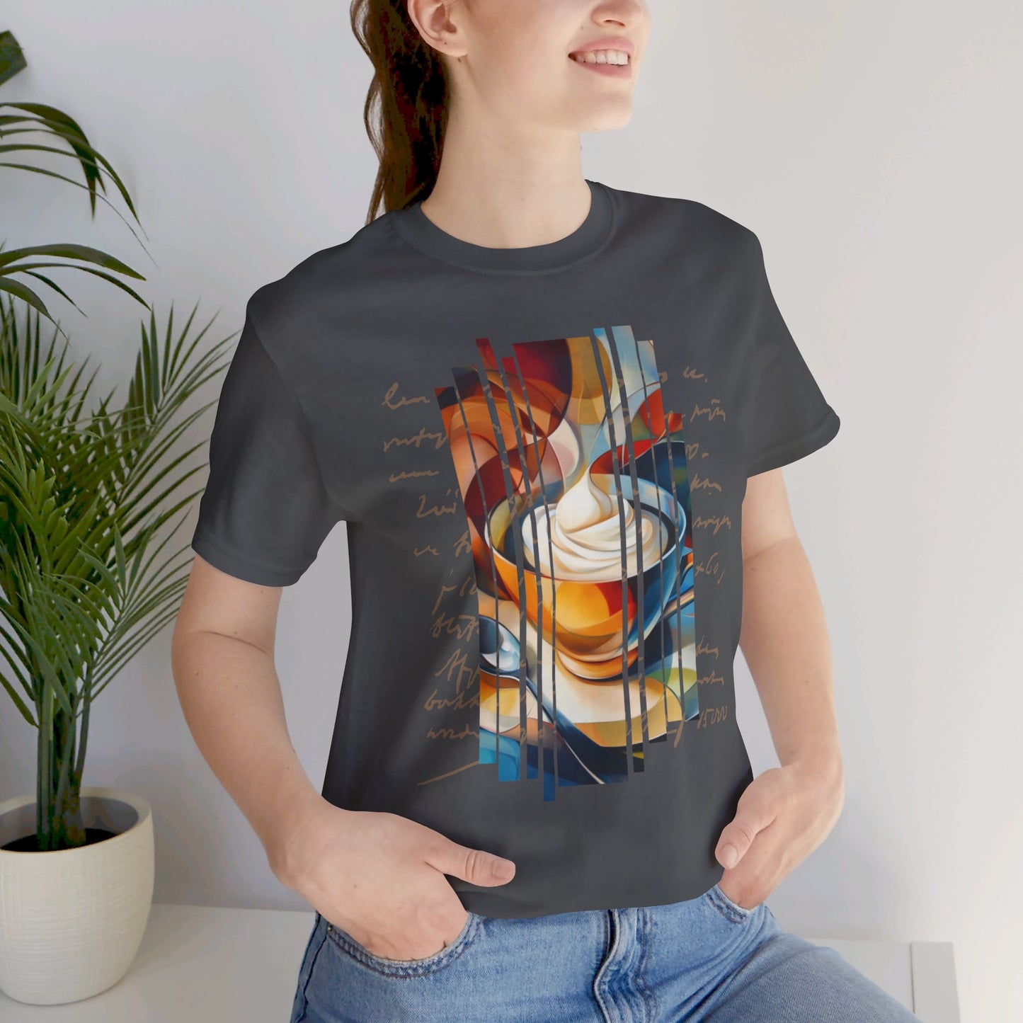 Abstract Fancy Coffee T-shirt