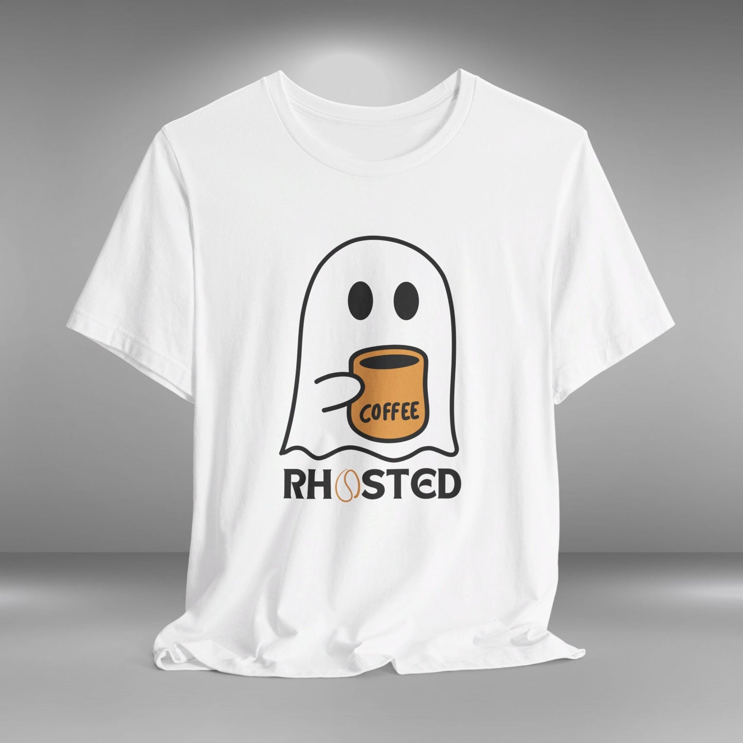 Rhosted! Coffee and ghosts...that's the spirit! T-shirt