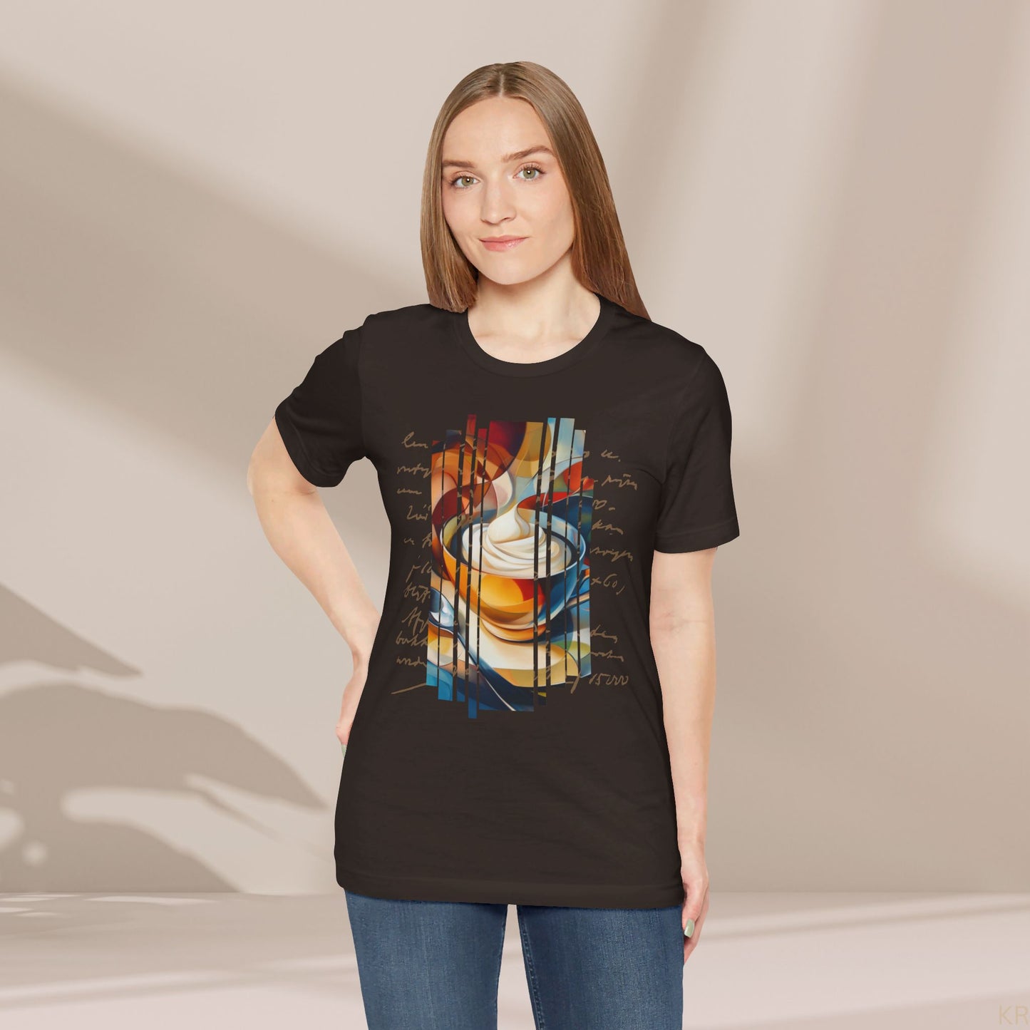 Abstract Fancy Coffee T-shirt