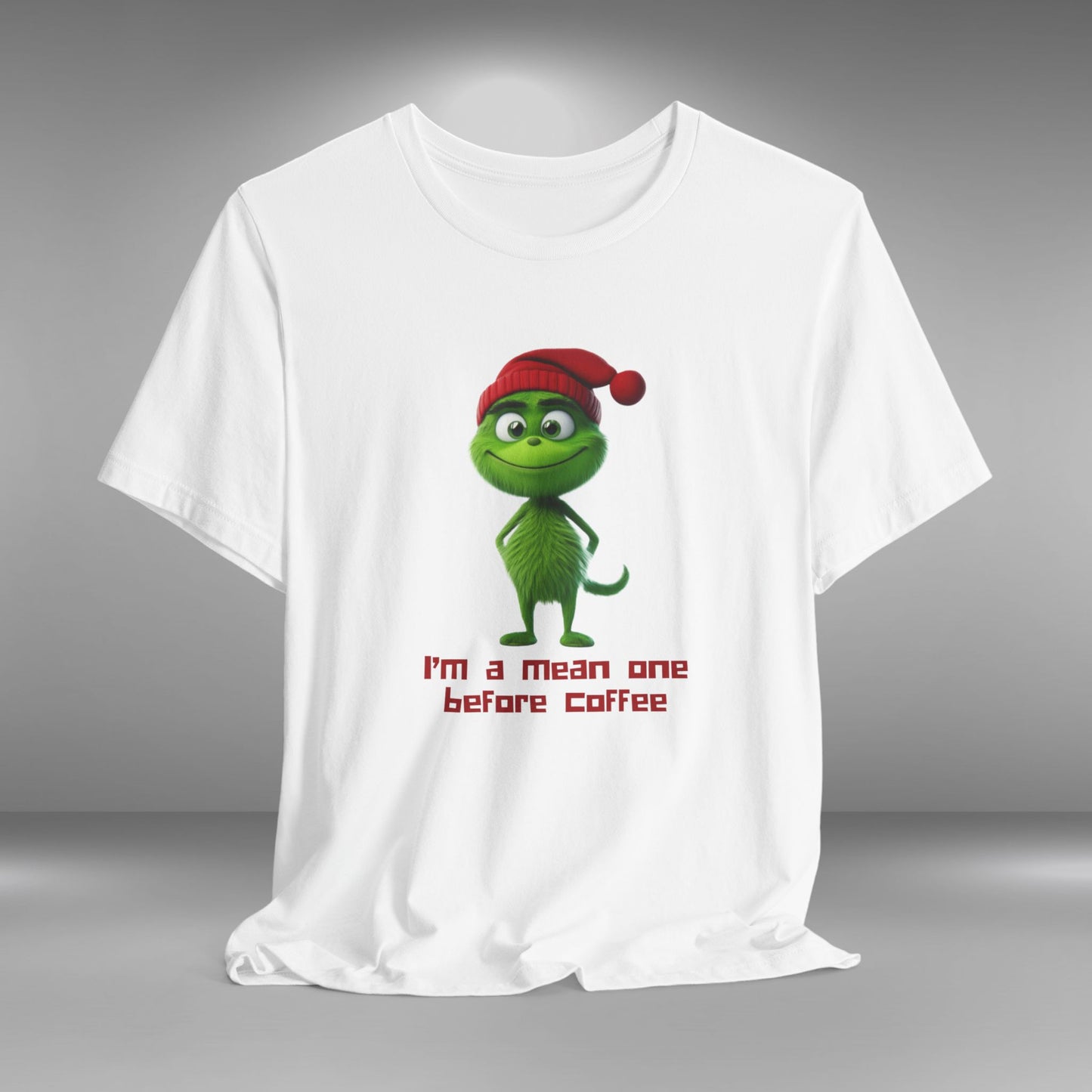 Mean One Before Coffee - Christmas T-shirt