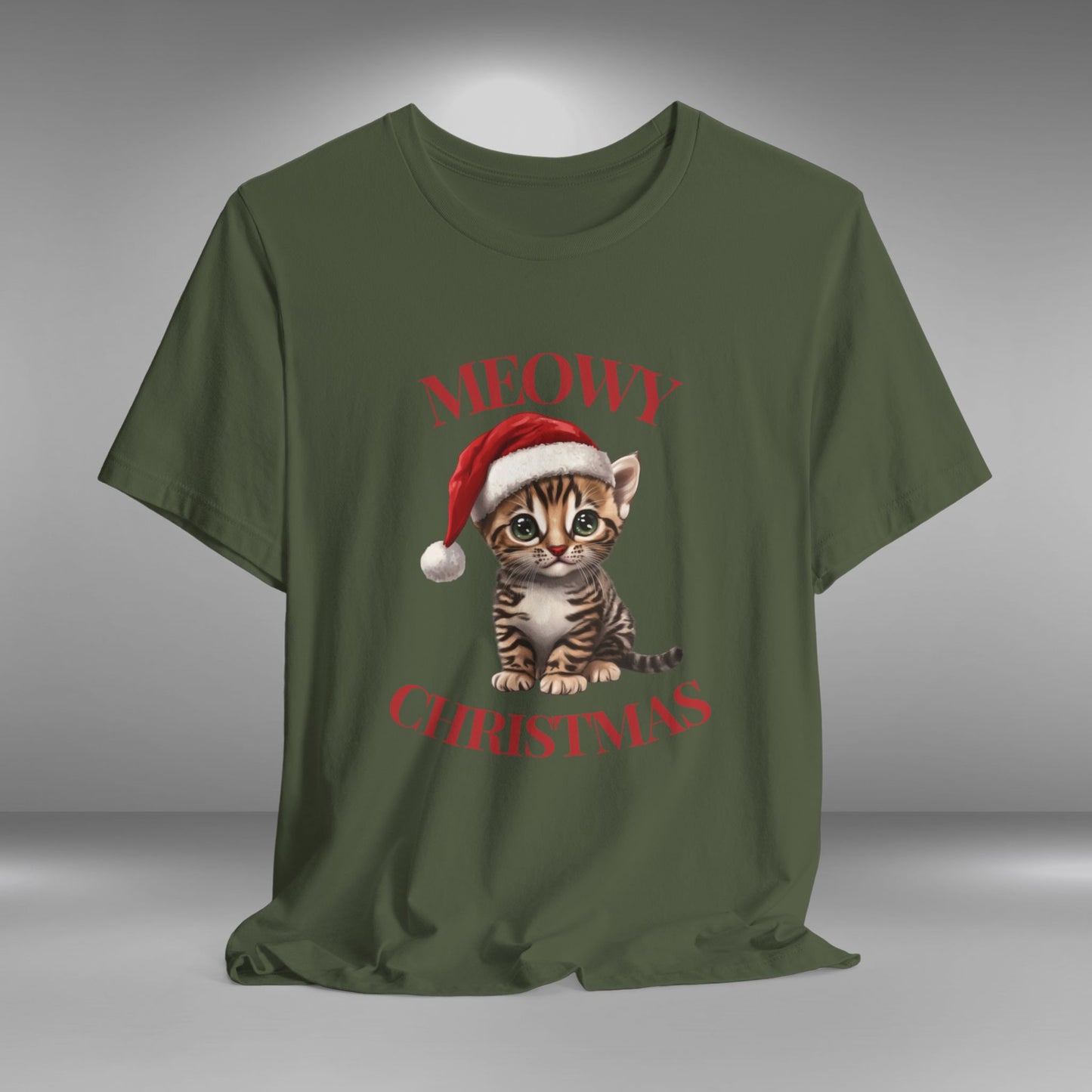 Meowy Christmas - Bengal - Christmas T-shirt