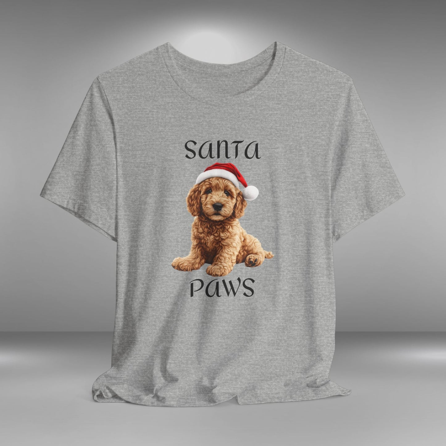 Santa Paws - Golden Doodle - Christmas T-shirt