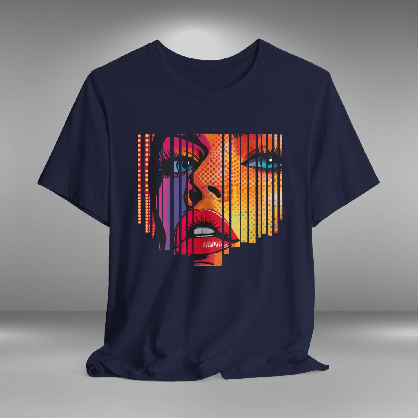 Beautiful Pop Art Face T-shirt