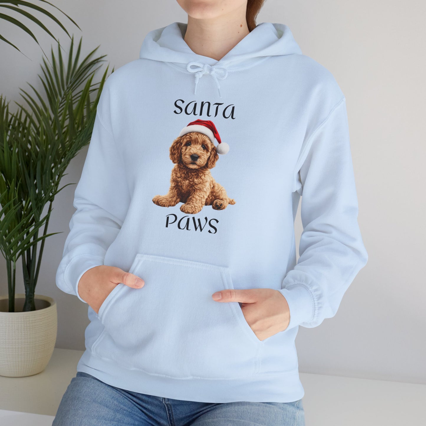 Santa Paws - Golden Doodle - Christmas Hoodie