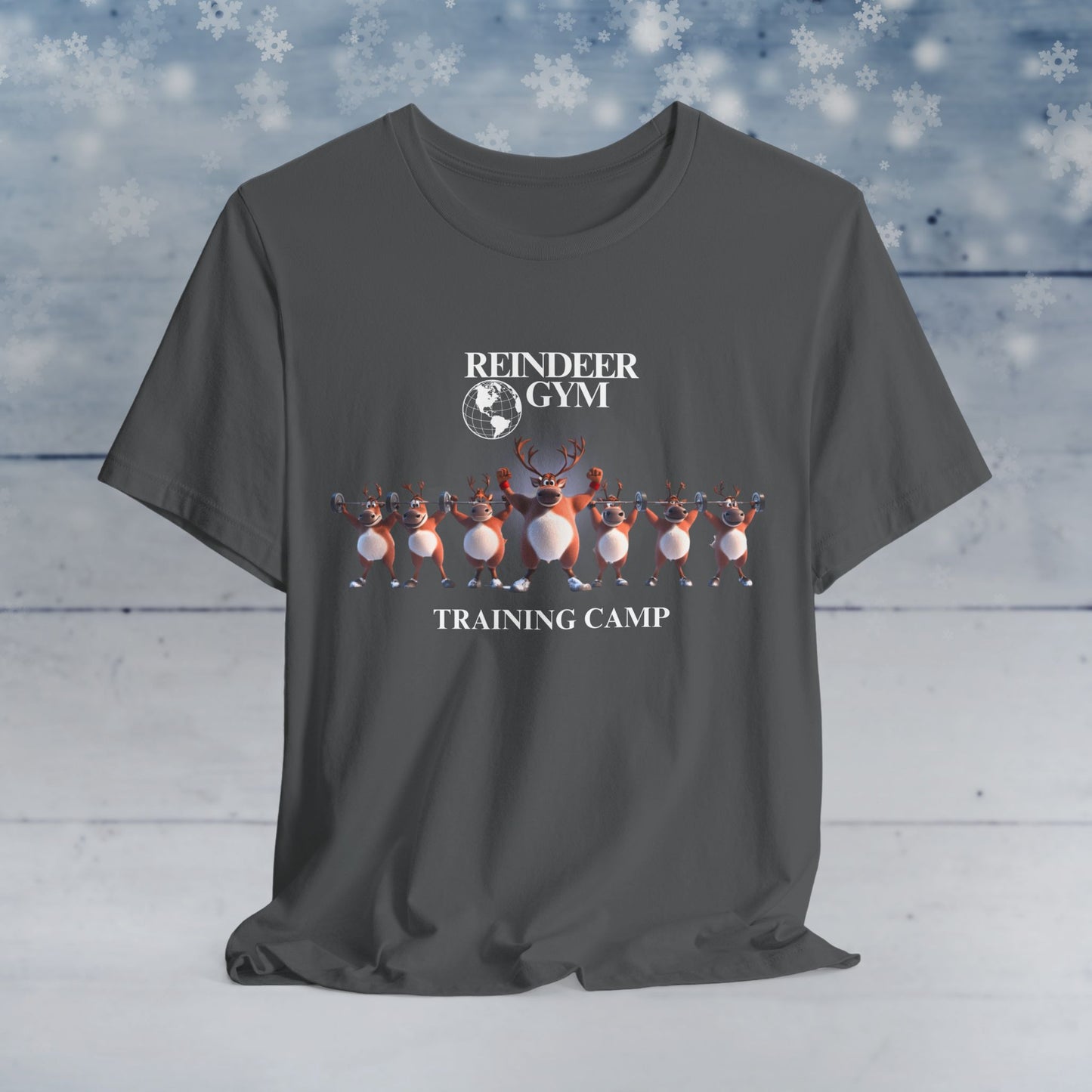 Reindeer Gym Training Camp - Christmas T-Shirt