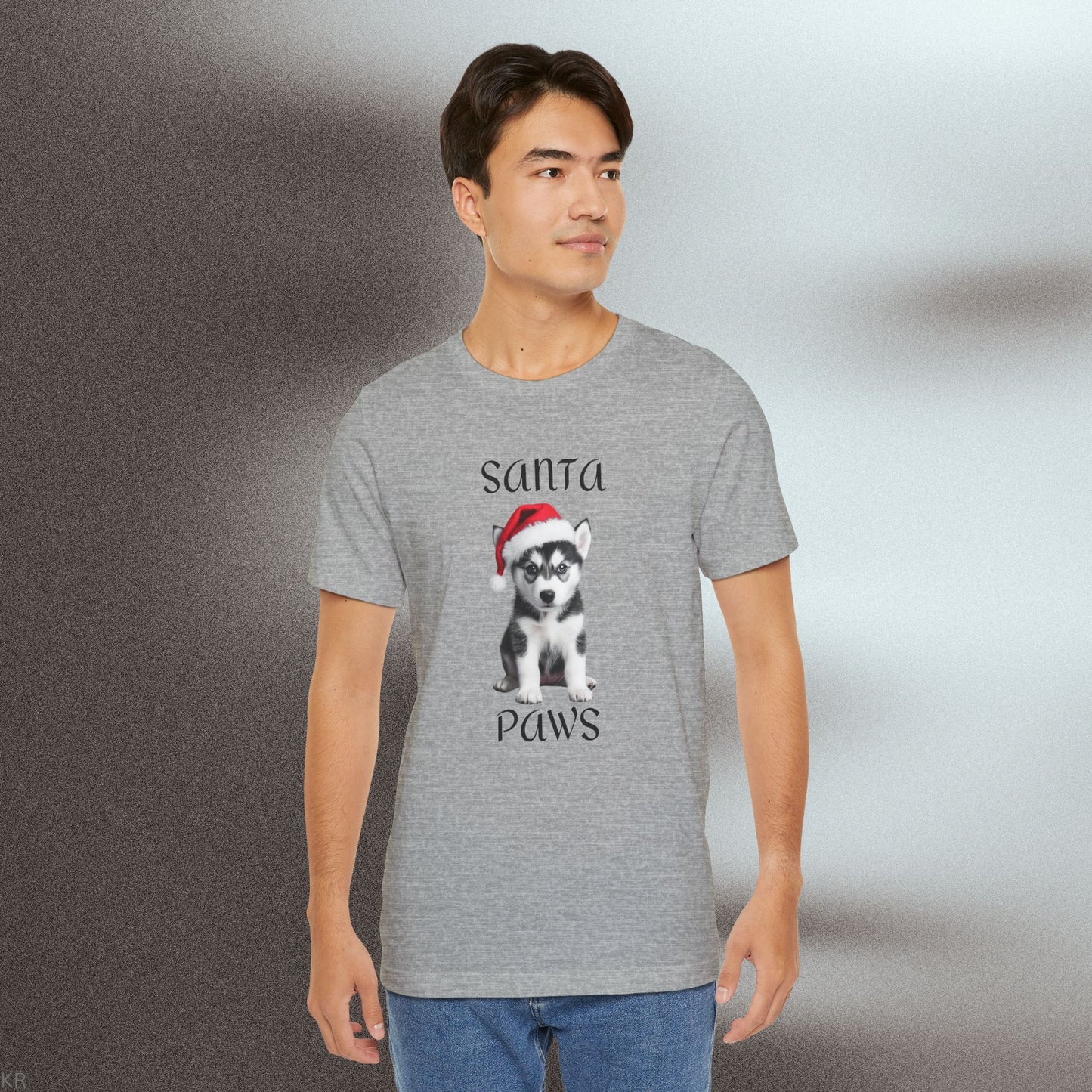 Santa Paws - Husky - Christmas T-shirt