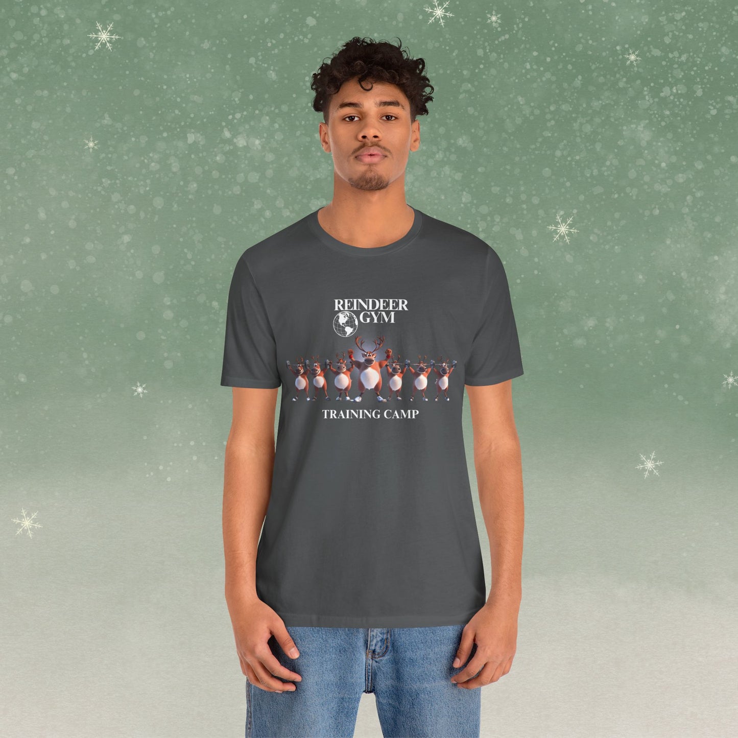 Reindeer Gym Training Camp - Christmas T-Shirt