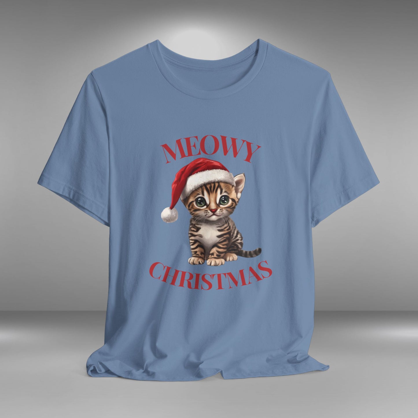 Meowy Christmas - Bengal - Christmas T-shirt