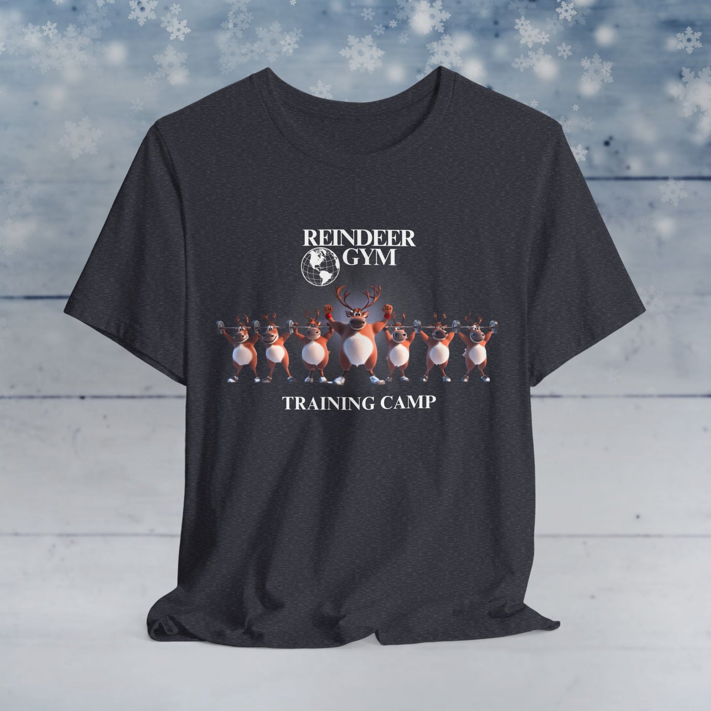 Reindeer Gym Training Camp - Christmas T-Shirt