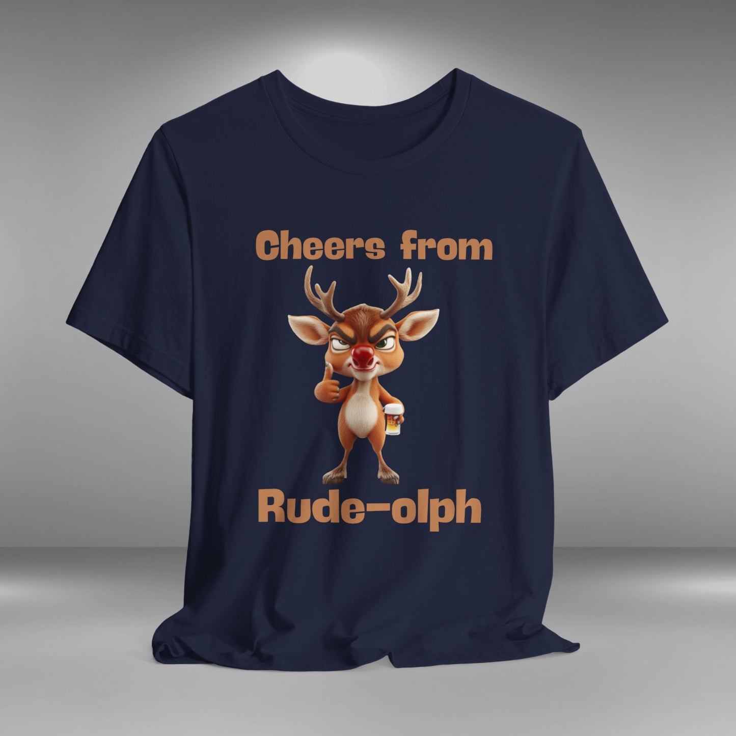 Rude-olph - Christmas T-shirt