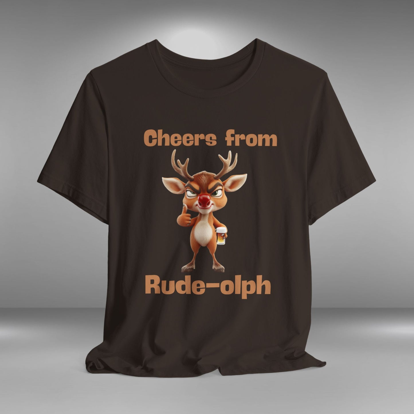 Rude-olph - Christmas T-shirt