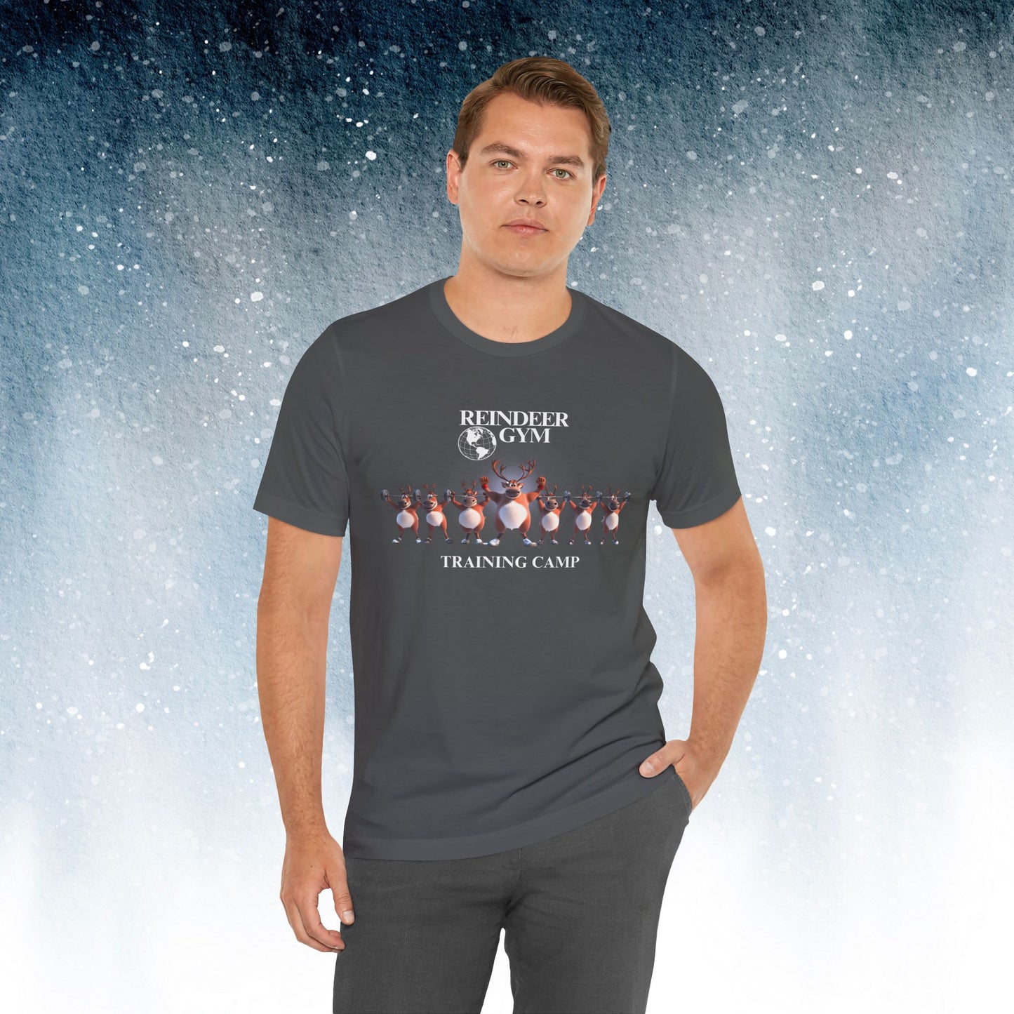 Reindeer Gym Training Camp - Christmas T-Shirt