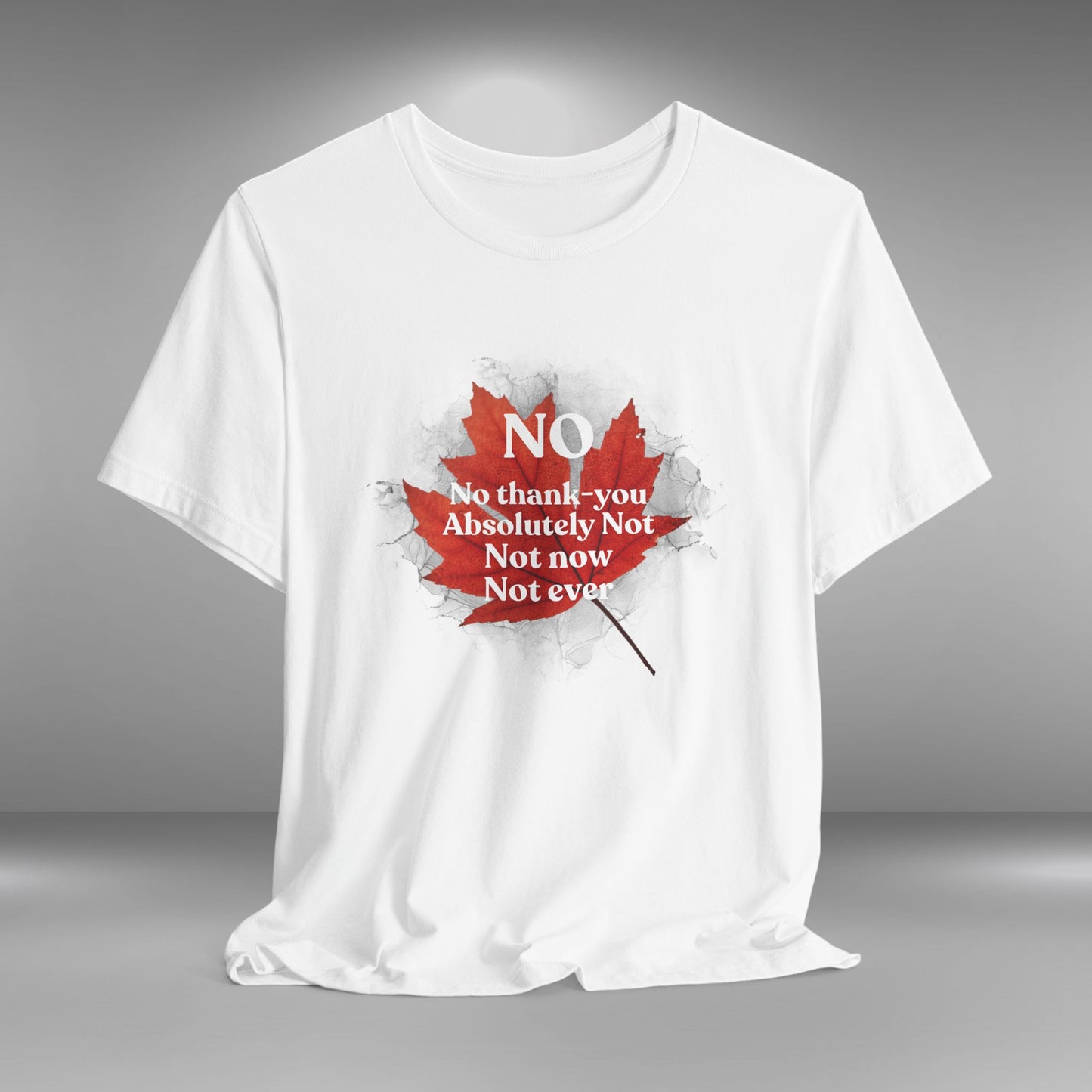 No, Not Now, Not Ever - Canada Eh T-Shirt