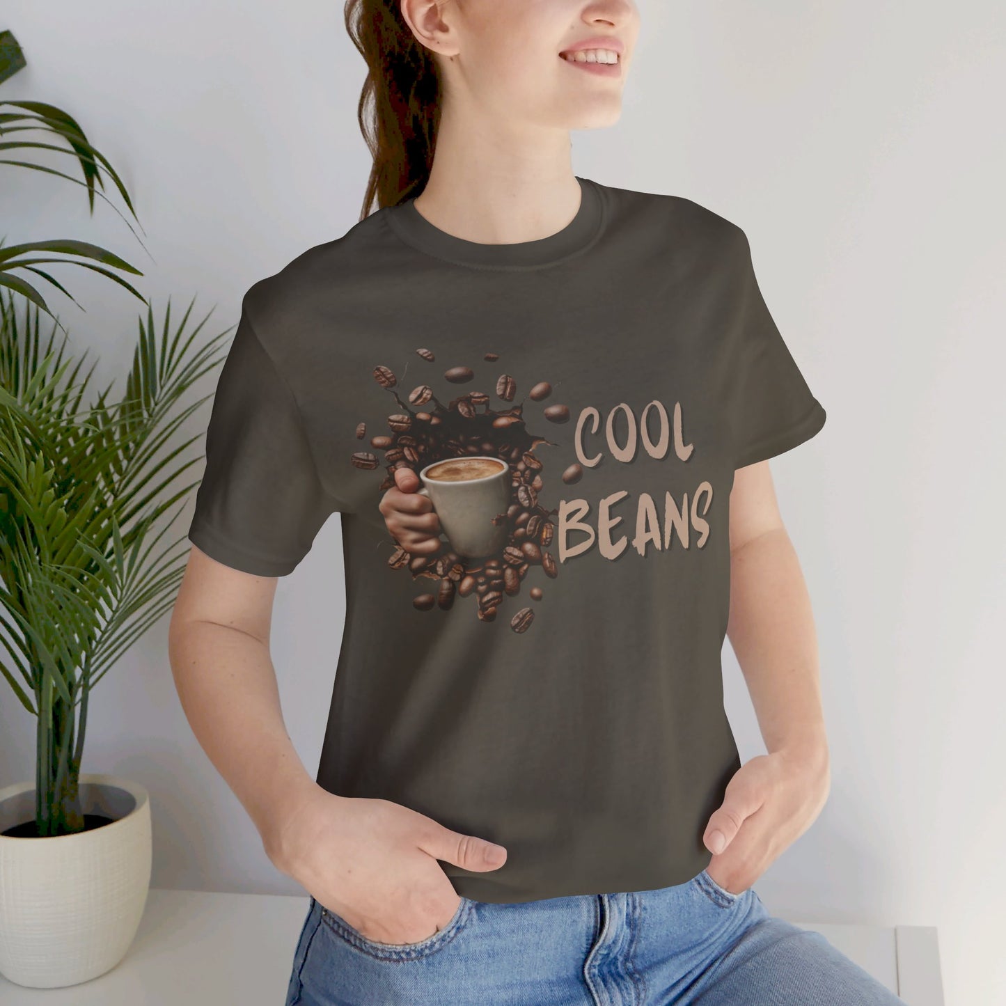 Cool Beans Bro - Funny Coffee T-Shirt