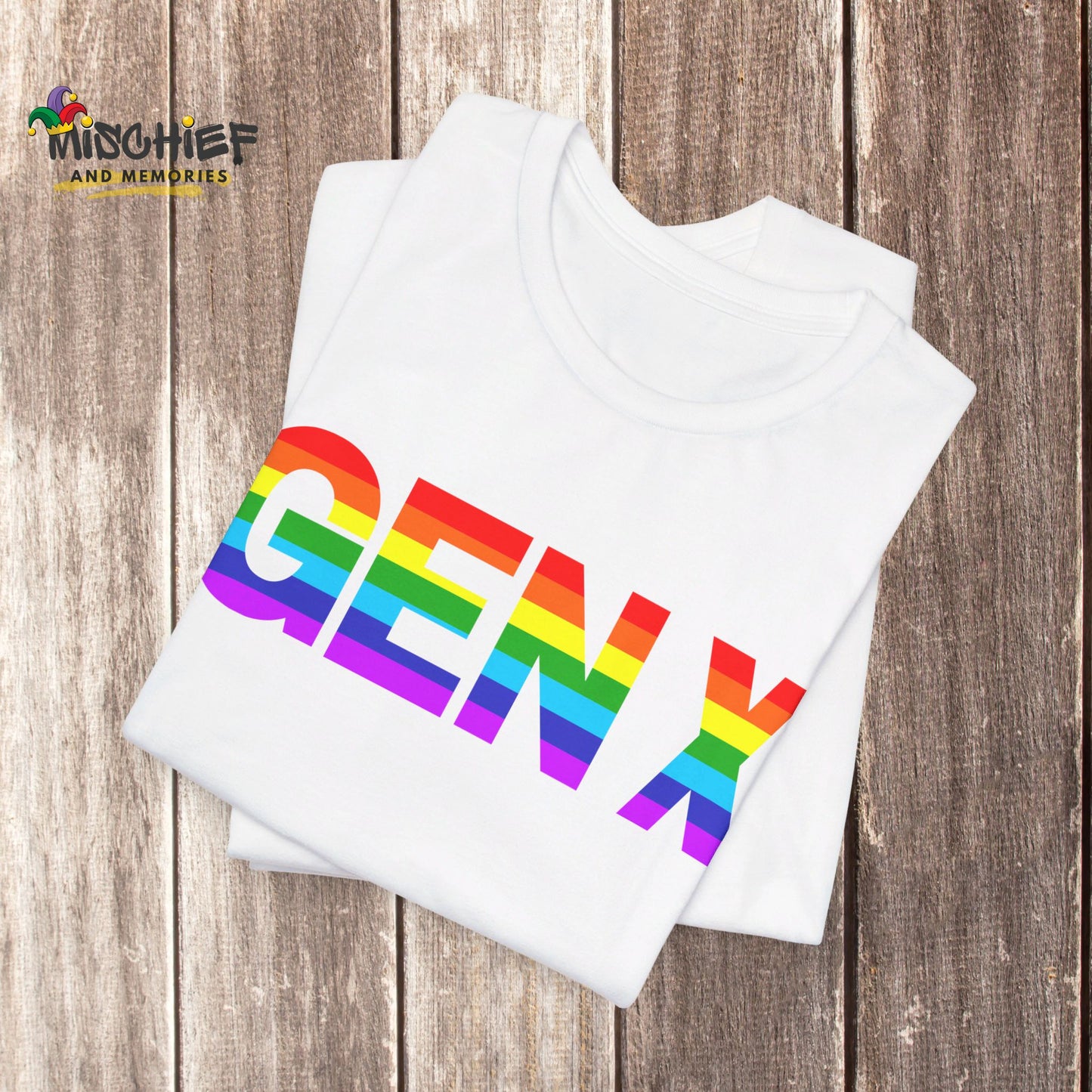 Gen X - Rainbow Design T-shirt