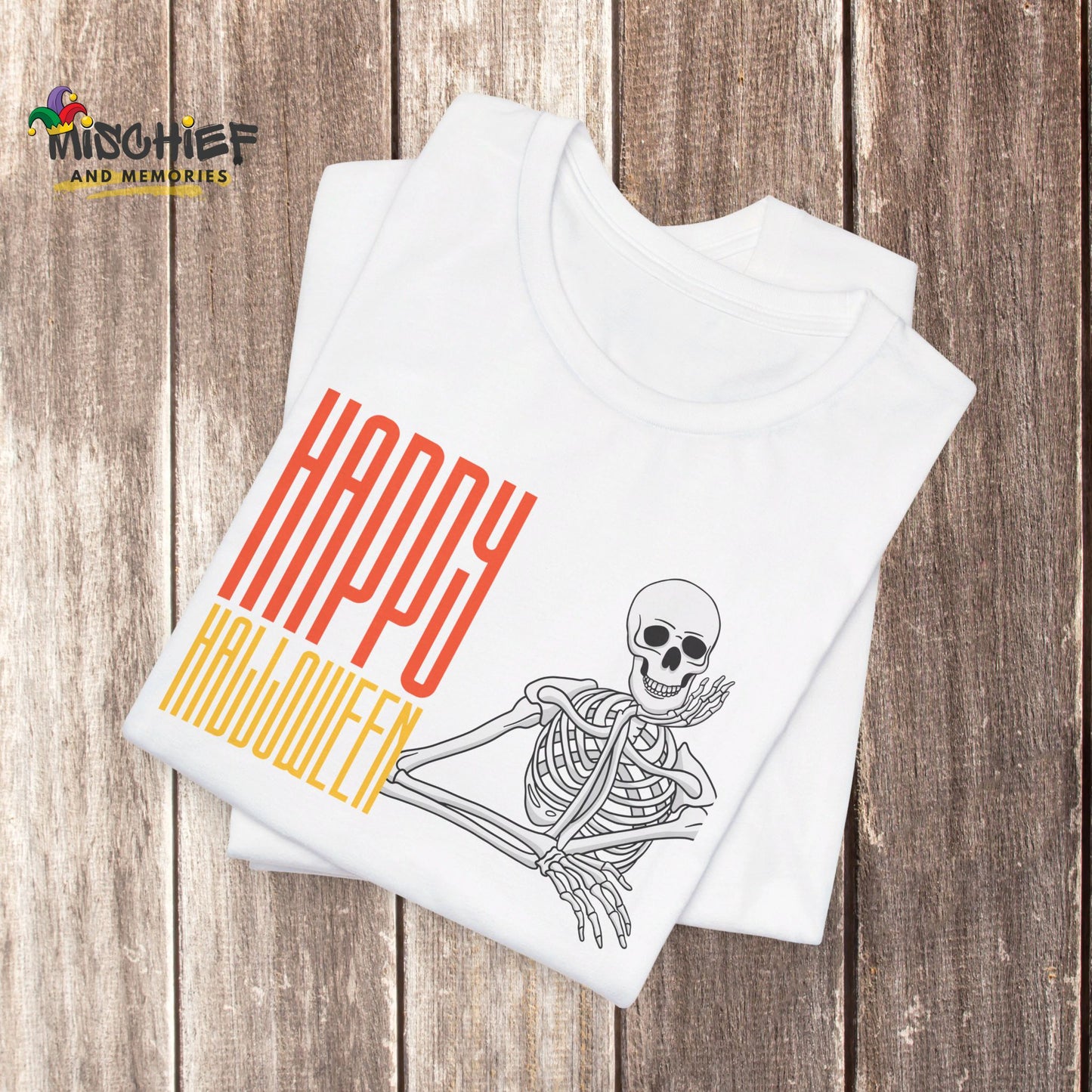 Happy Halloween Bone-a-fide Skeleton T-Shirt