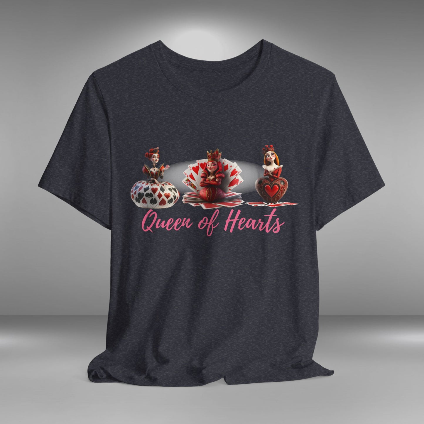 Three Queens of Hearts Valentine's T-Shirt