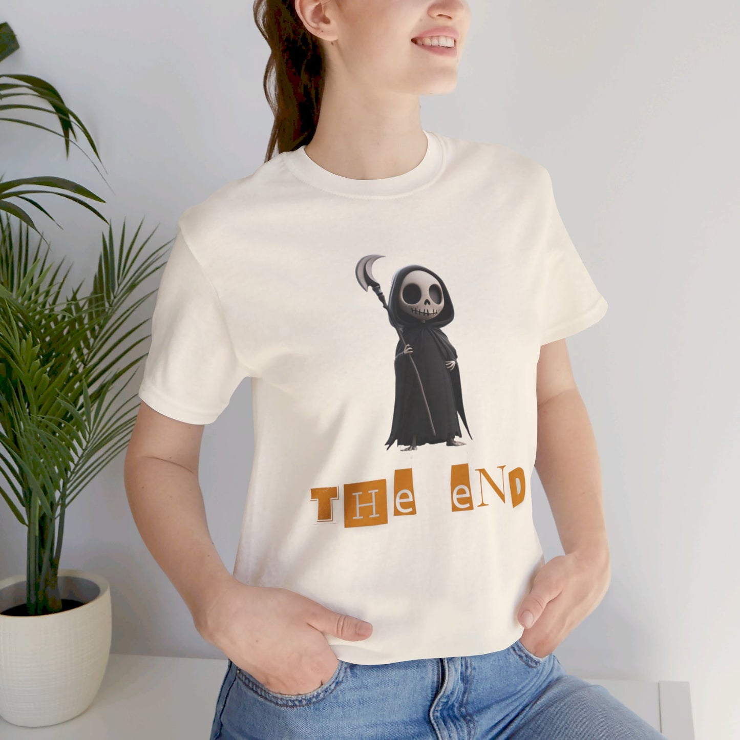 The End! Grim Reaper Halloween T-shirt