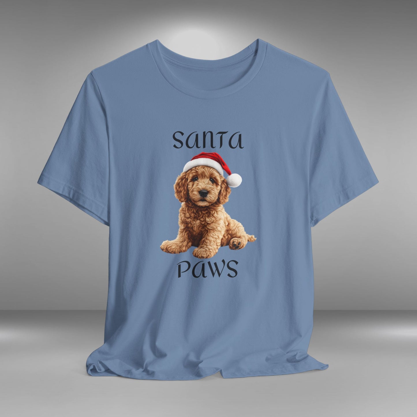 Santa Paws - Golden Doodle - Christmas T-shirt