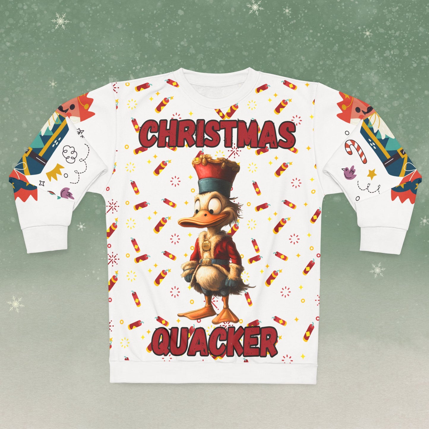 Christmas Quacker - All Over Print - Ugly Christmas Sweater