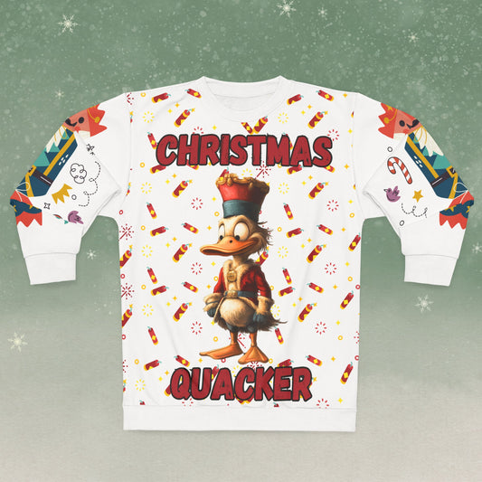 Christmas Quacker - All Over Print - Ugly Christmas Sweater